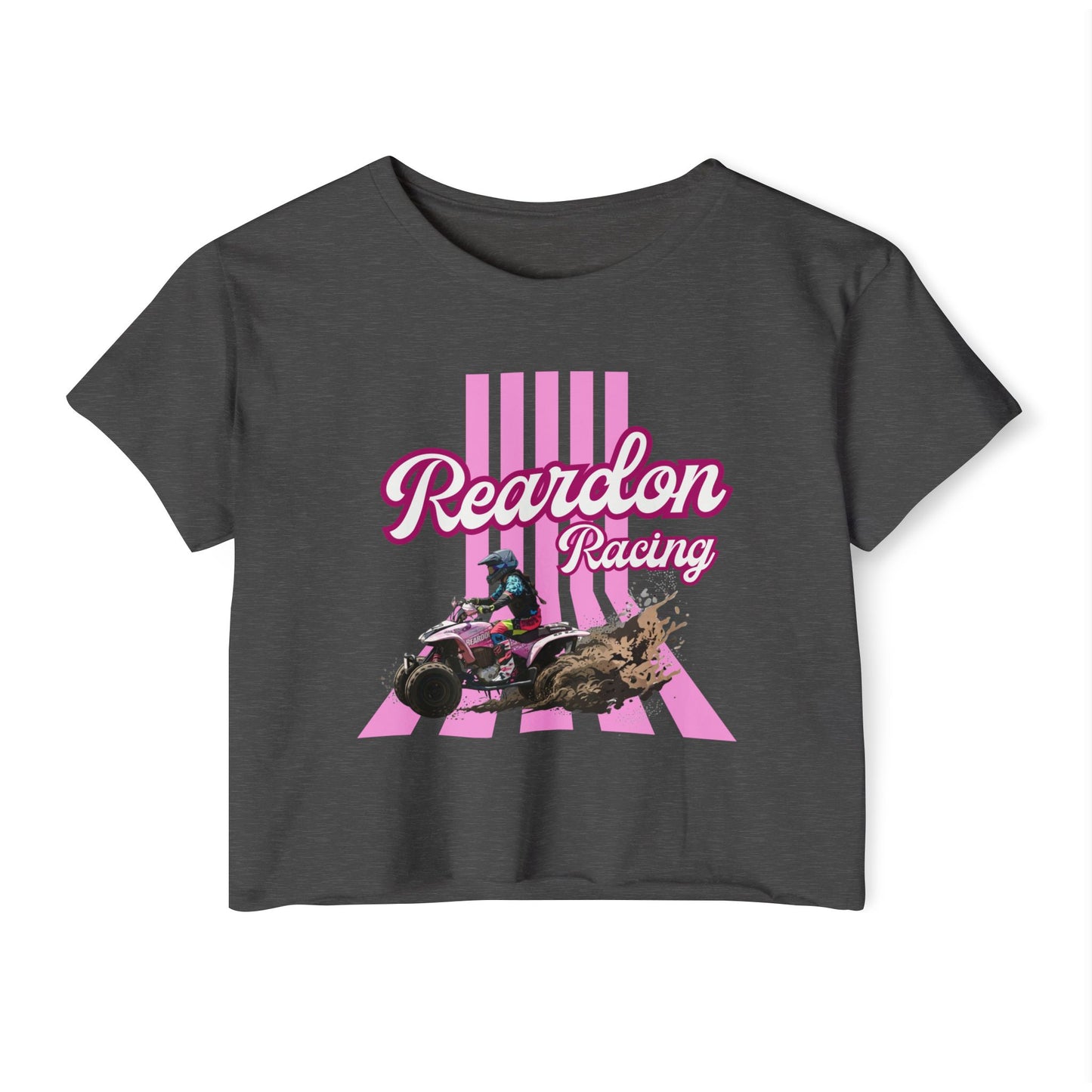Reardon Racing #3 Crop Top — Women's Festival Racing Graphic