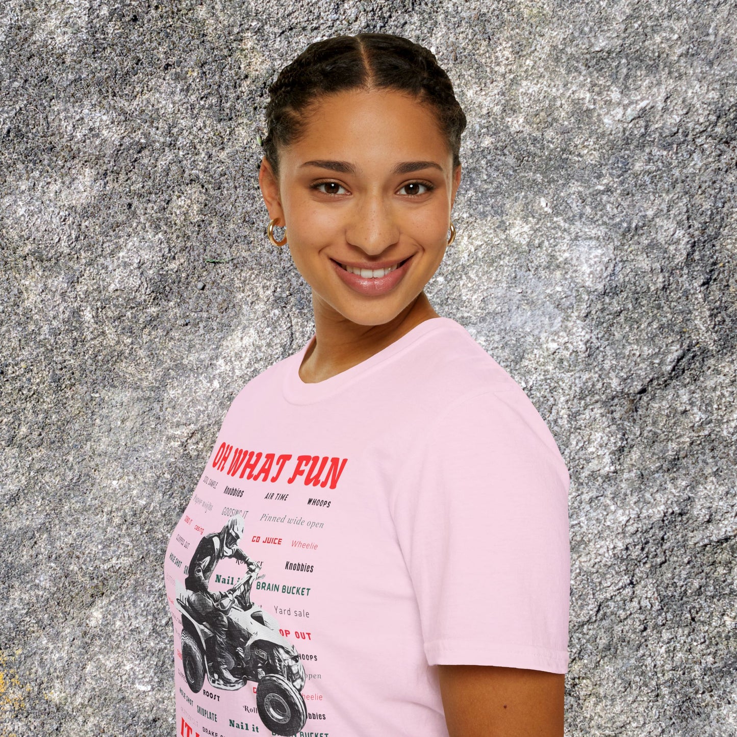 Holiday Fourwheeler Racing Tee Shirt | Honda 400 | Oh What Fun It is to Ride Racing Slang | ATV Ugly Sweater