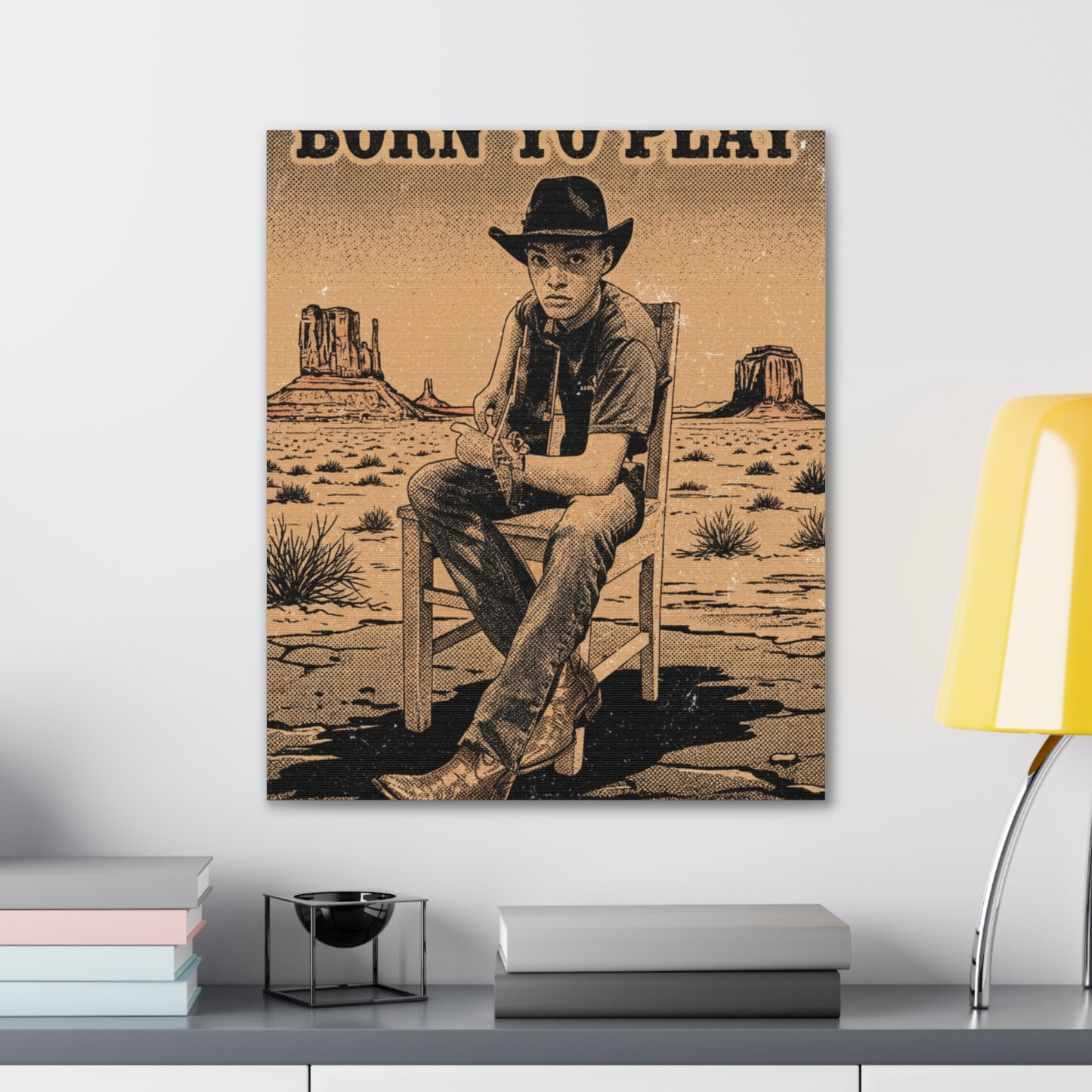 Born to Play Music Festival Ozark Overdrive poster Canvas Stretched | Power of Music wall art