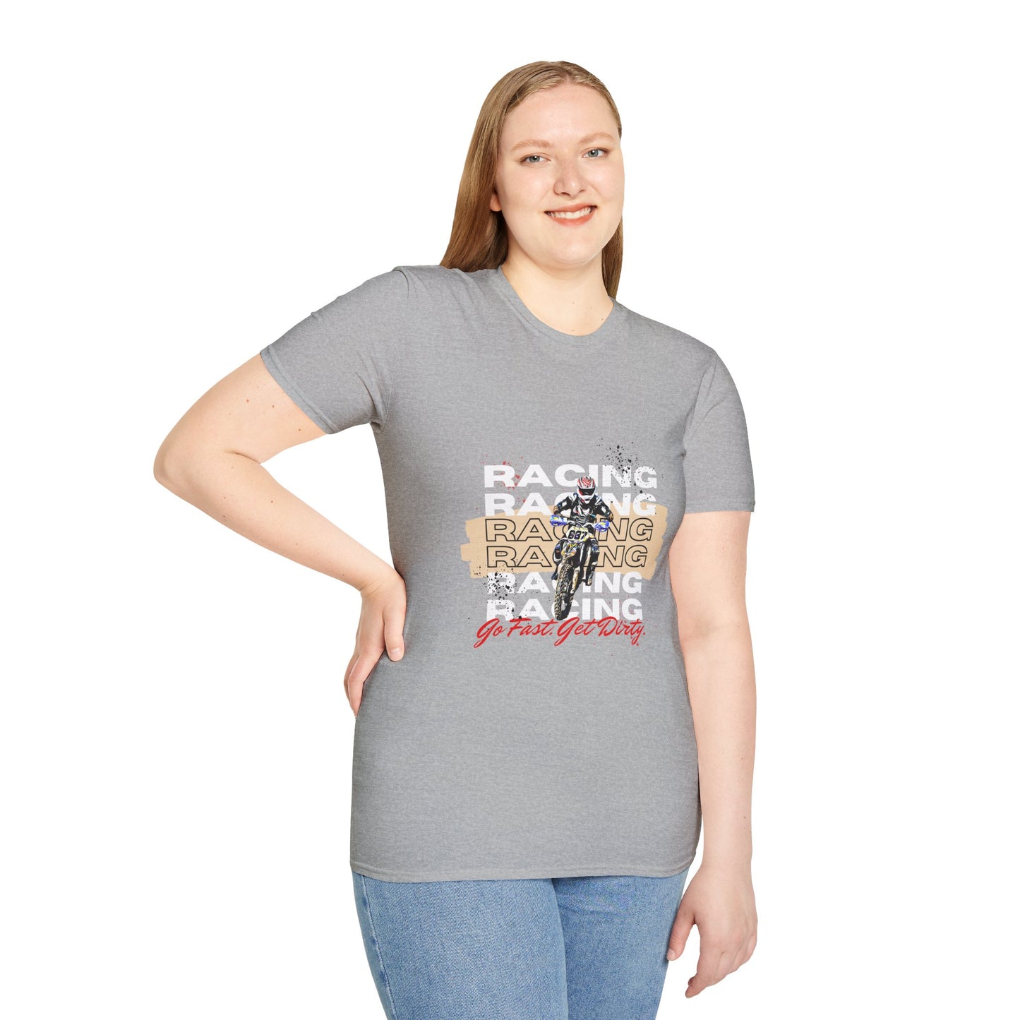 Go Fast Get Dirty KTM 300 Dirt Bike Racing T-Shirt | Motocross Racing Shirt