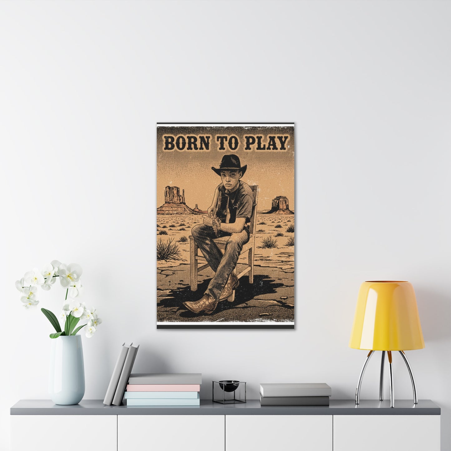 Born to Play Music Festival Ozark Overdrive poster Canvas Stretched | Power of Music wall art
