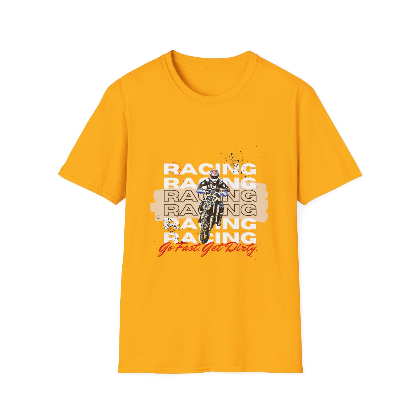 Go Fast Get Dirty KTM 300 Dirt Bike Racing T-Shirt | Motocross Racing Shirt