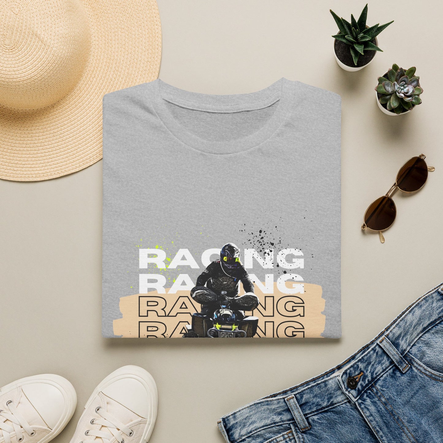 Honda 400 ATV Racing T-Shirt | Go Fast Get Dirty Off-Road Shirt | Four Wheeler Racing
