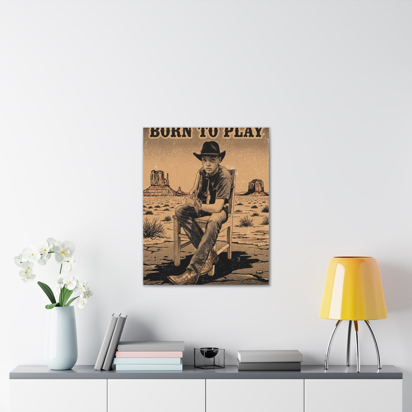 Born to Play Music Festival Ozark Overdrive poster Canvas Stretched | Power of Music wall art