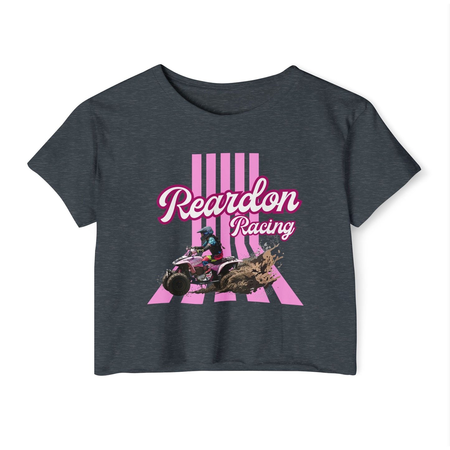 Reardon Racing #3 Crop Top — Women's Festival Racing Graphic