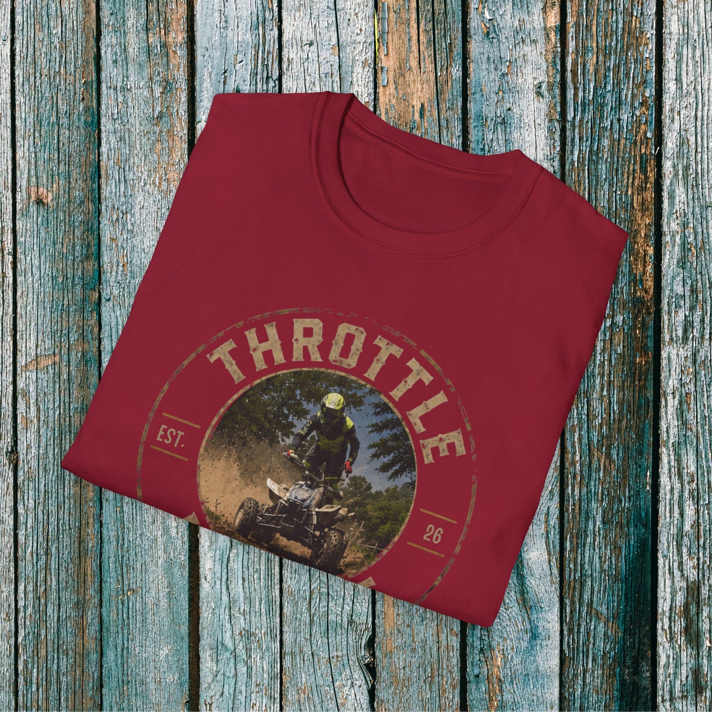 Vintage Trottle Junkie Dirt Therapy Shirt | Honda 450 ATV Racing | AXC Arkansas Pro Racing Series | Dickerson
