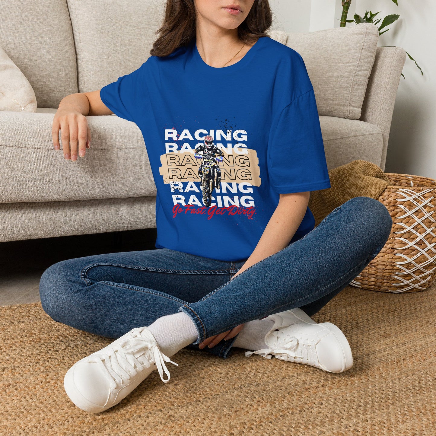 Go Fast Get Dirty KTM 300 Dirt Bike Racing T-Shirt | Motocross Racing Shirt