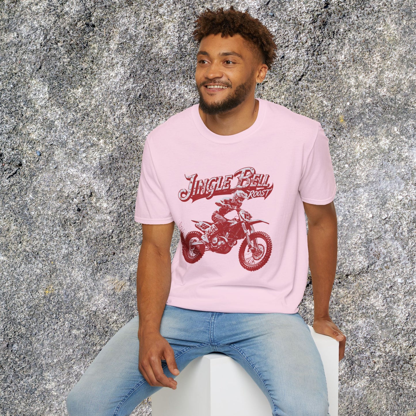 Holiday Motocross Racing Ugly Sweater | Jingle Bell Roost T-Shirt