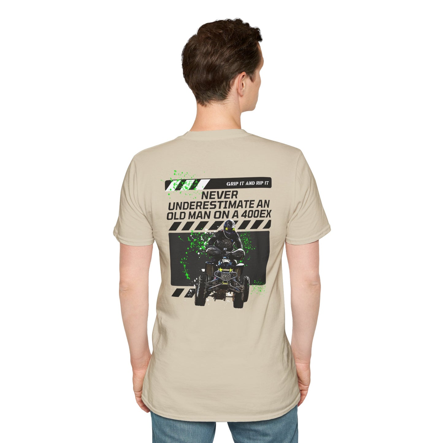 Honda 400 EX Racing Shirt — "Never Underestimate An Old Man"
