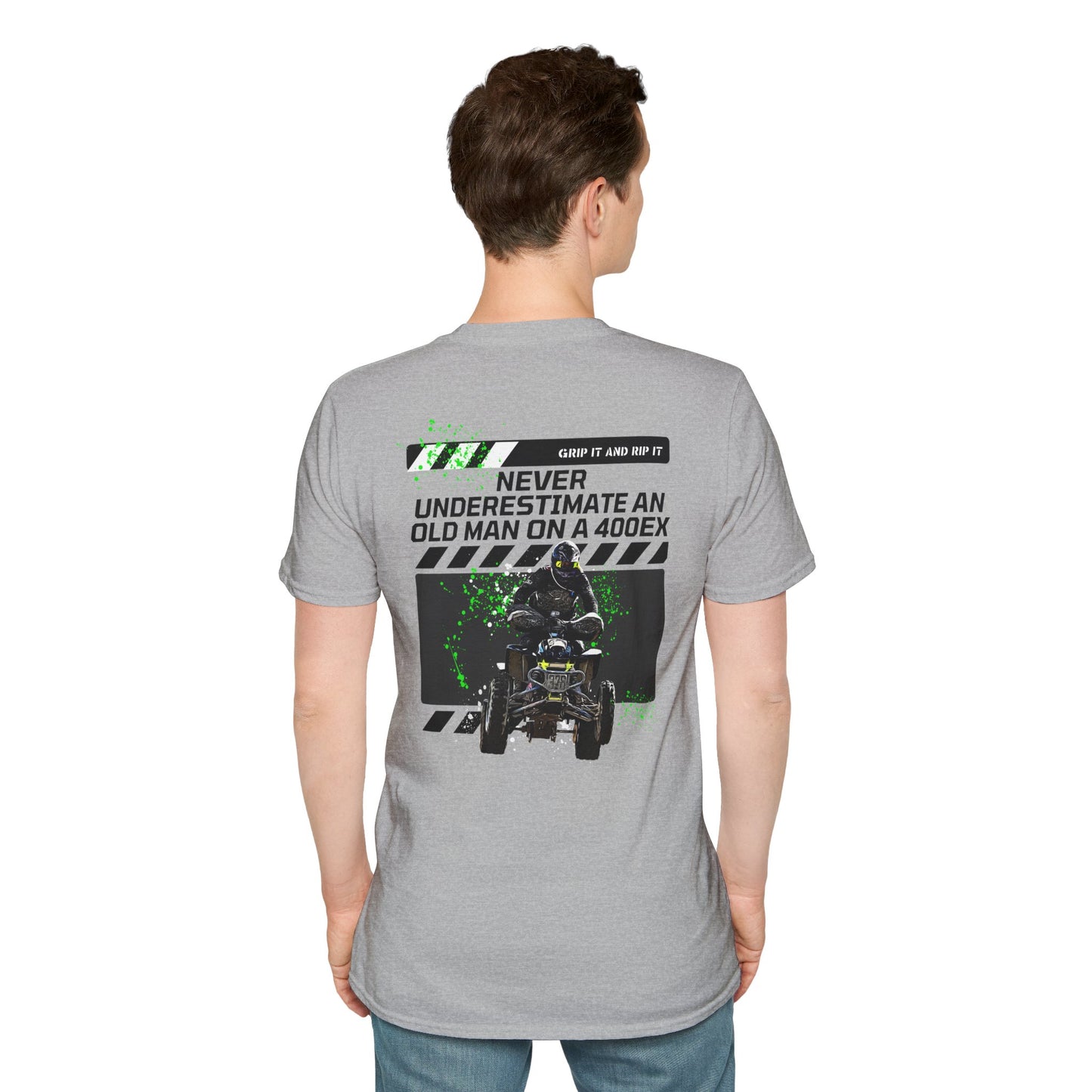 Honda 400 EX Racing Shirt — "Never Underestimate An Old Man"