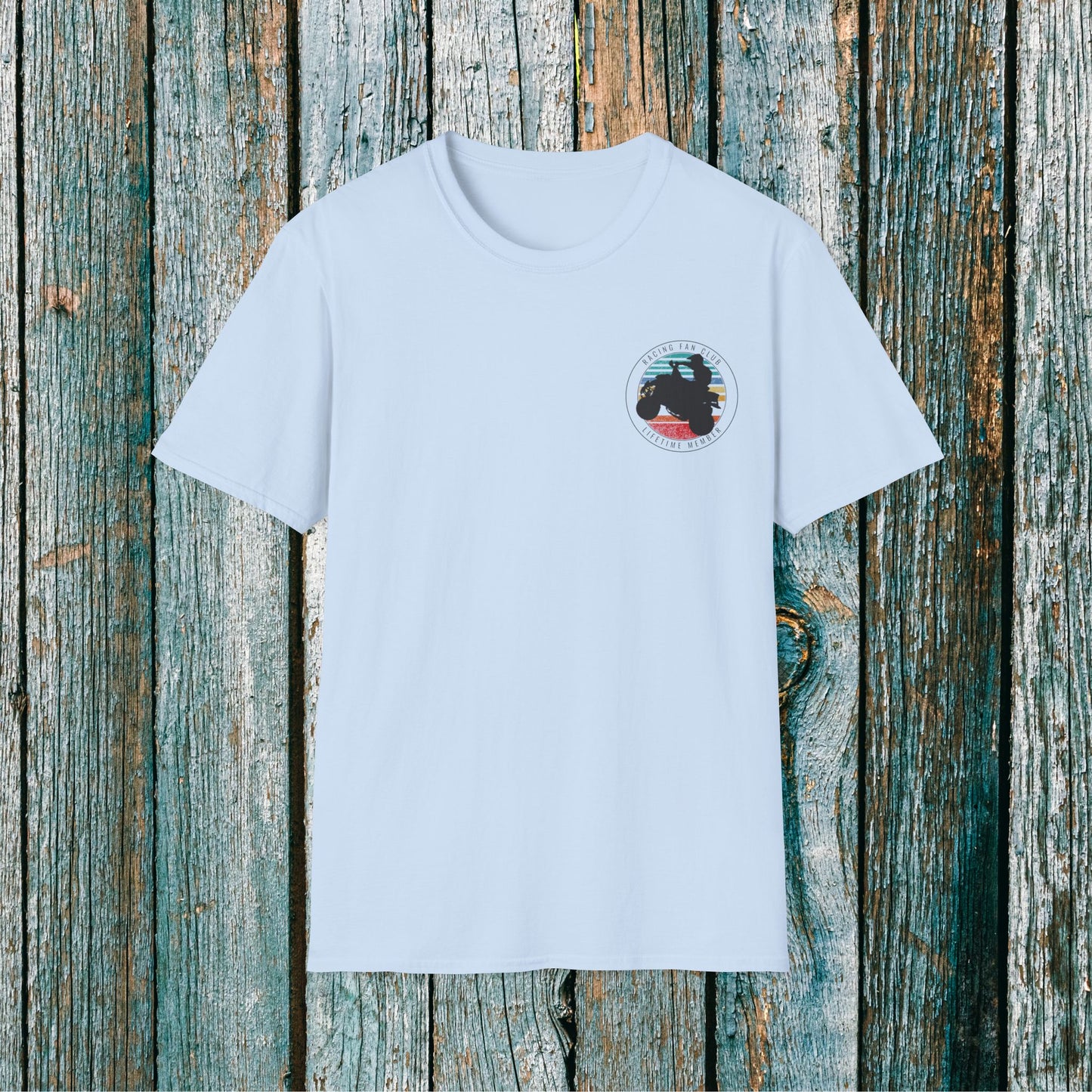 Honda 400EX Retro Distressed Four Wheeler T-Shirt | 2 -sided RIDE Graphic with Honda 400 EX