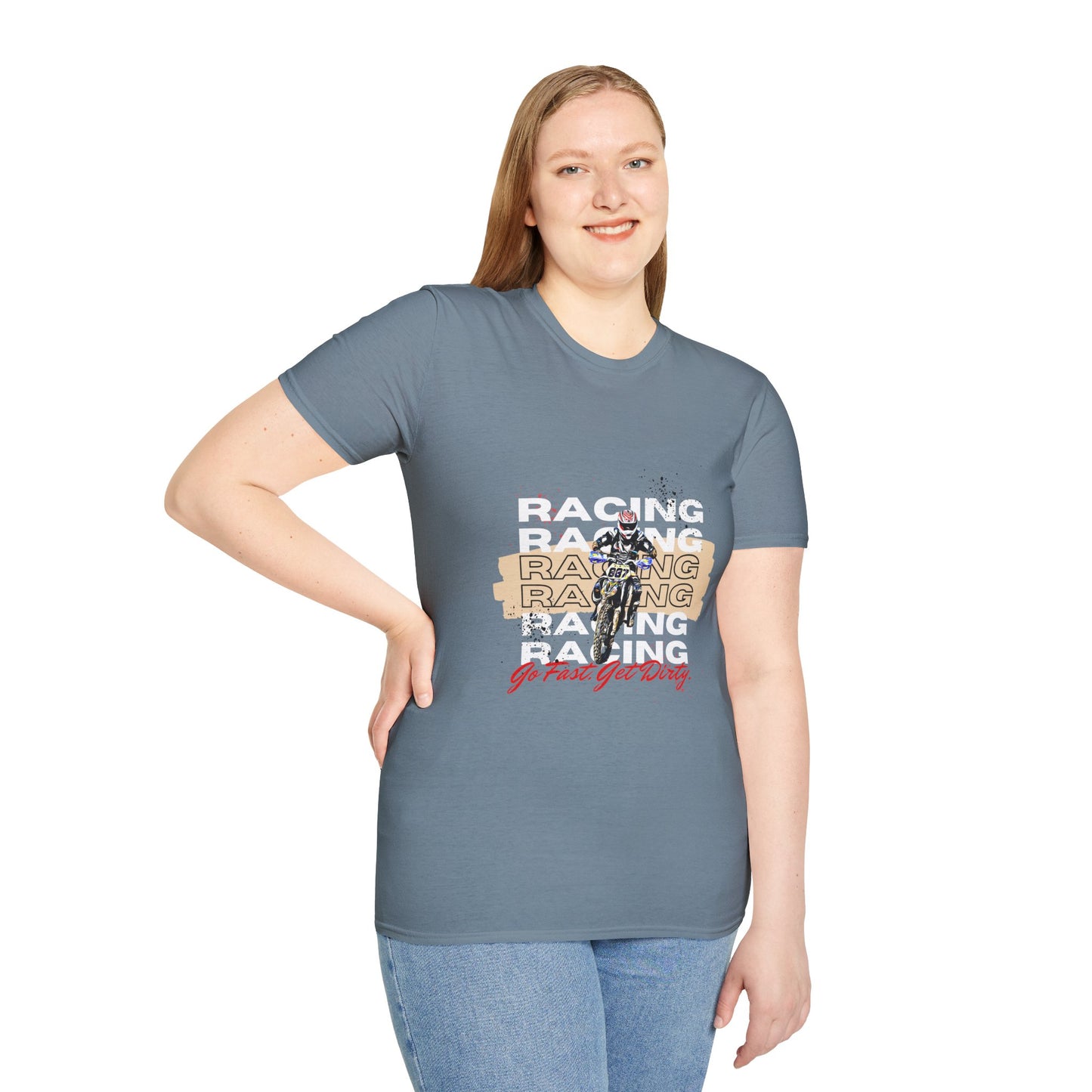 Go Fast Get Dirty KTM 300 Dirt Bike Racing T-Shirt | Motocross Racing Shirt