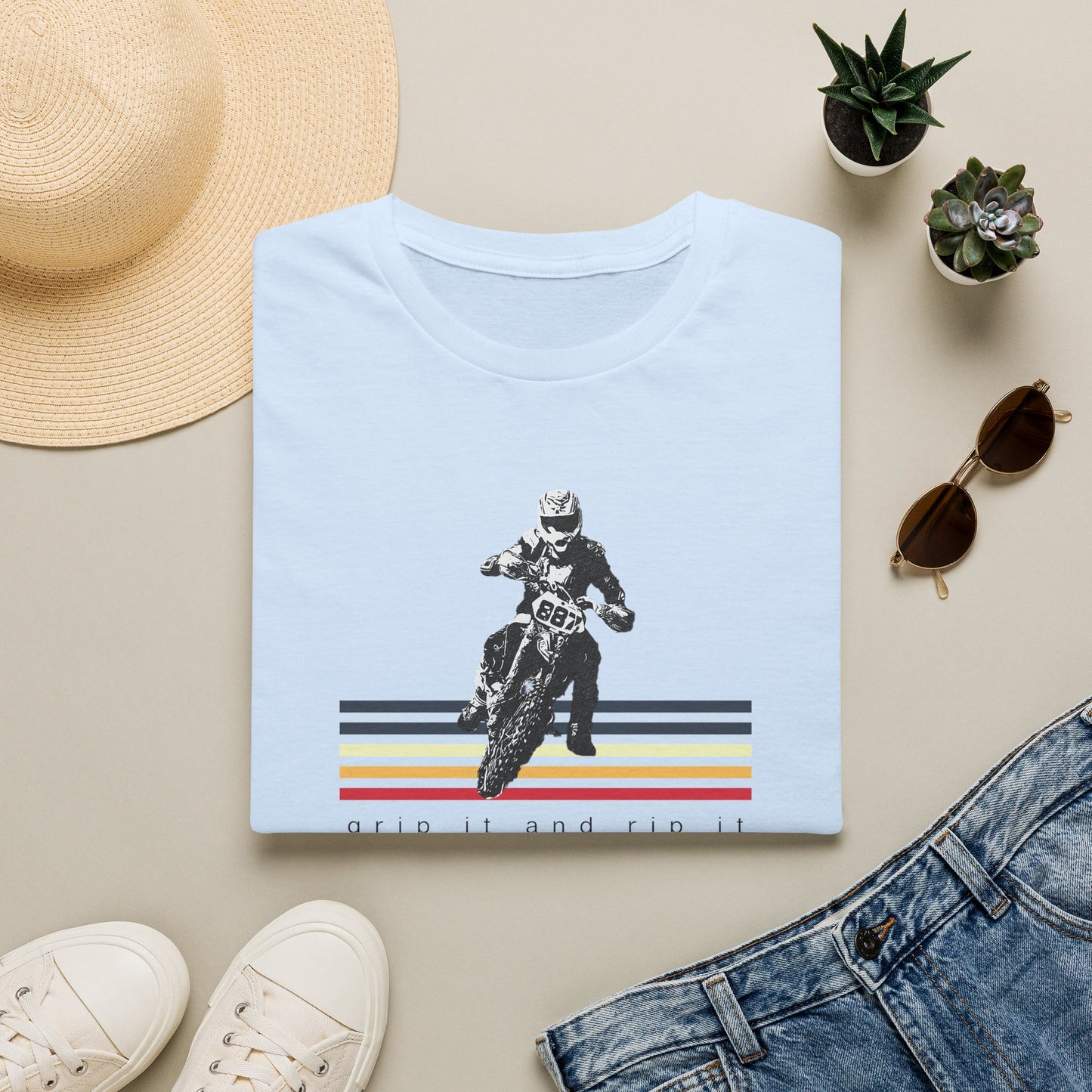 KTM Grip It and Rip It Dirt Bike T-Shirt | Motocross Riding Tee