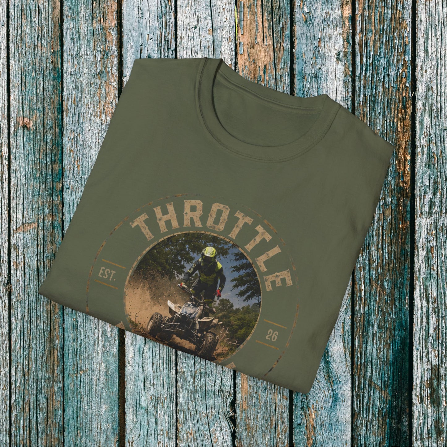 Vintage Trottle Junkie Dirt Therapy Shirt | Honda 450 ATV Racing | AXC Arkansas Pro Racing Series | Dickerson