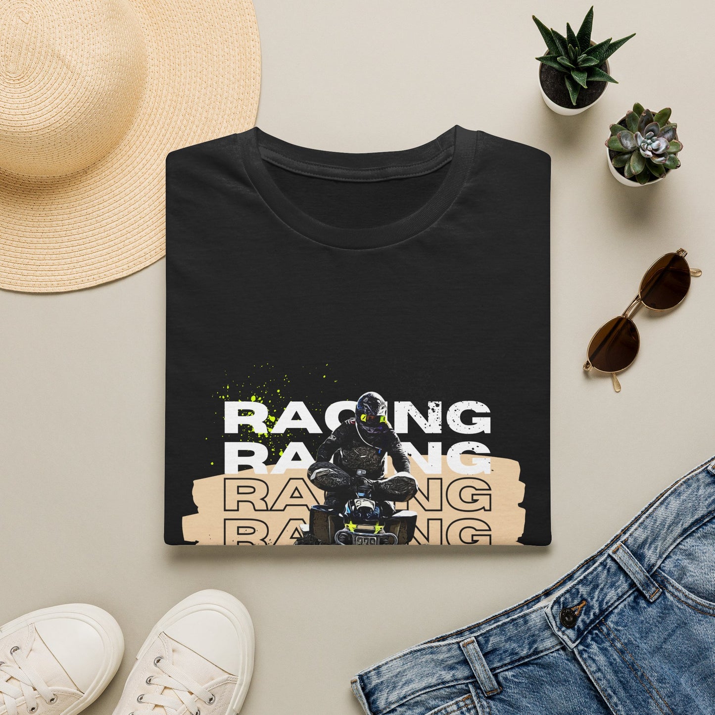 Honda 400 ATV Racing T-Shirt | Go Fast Get Dirty Off-Road Shirt | Four Wheeler Racing