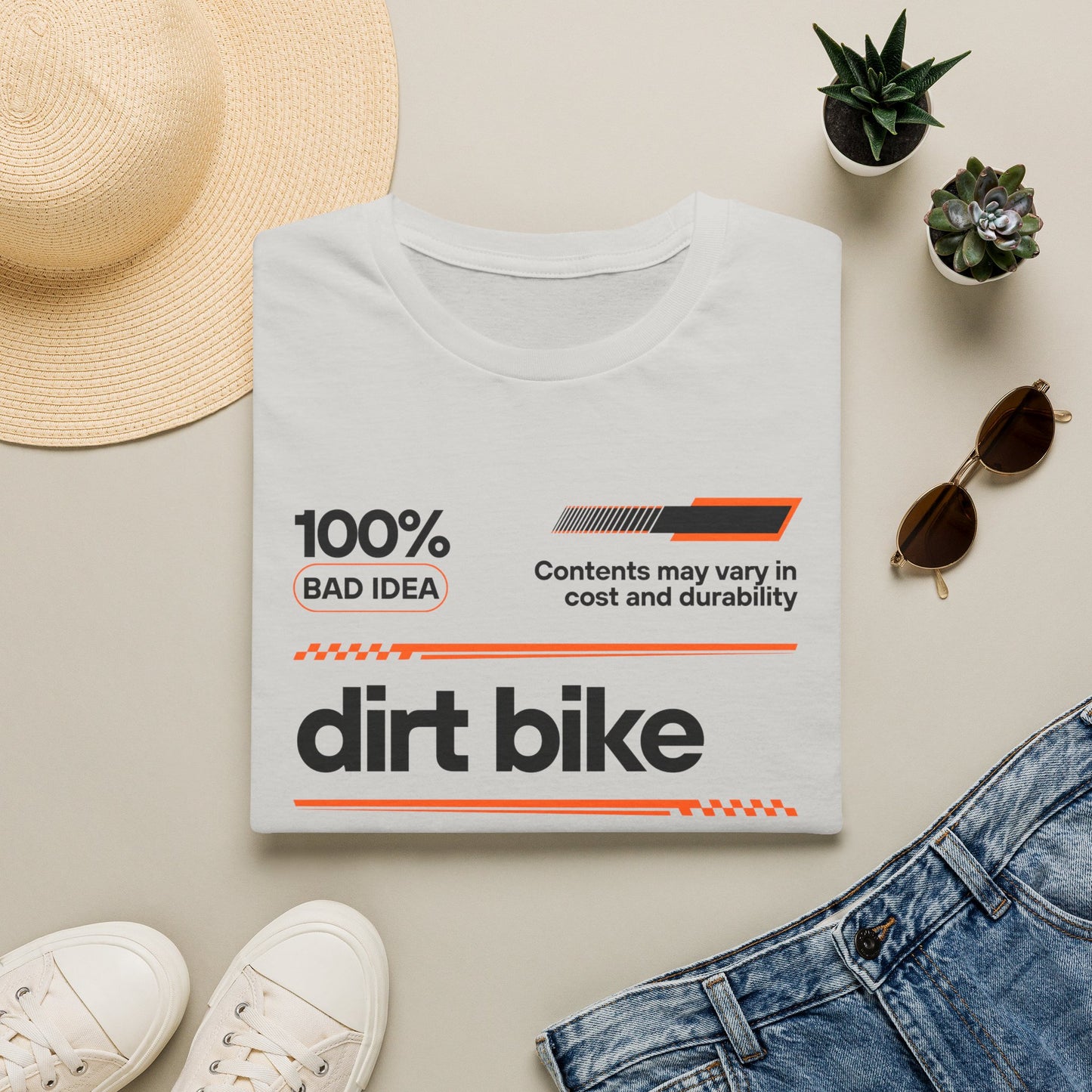 Dirt Bike Ingredients T-Shirt | Funny Motocross Men's Riding Shirt