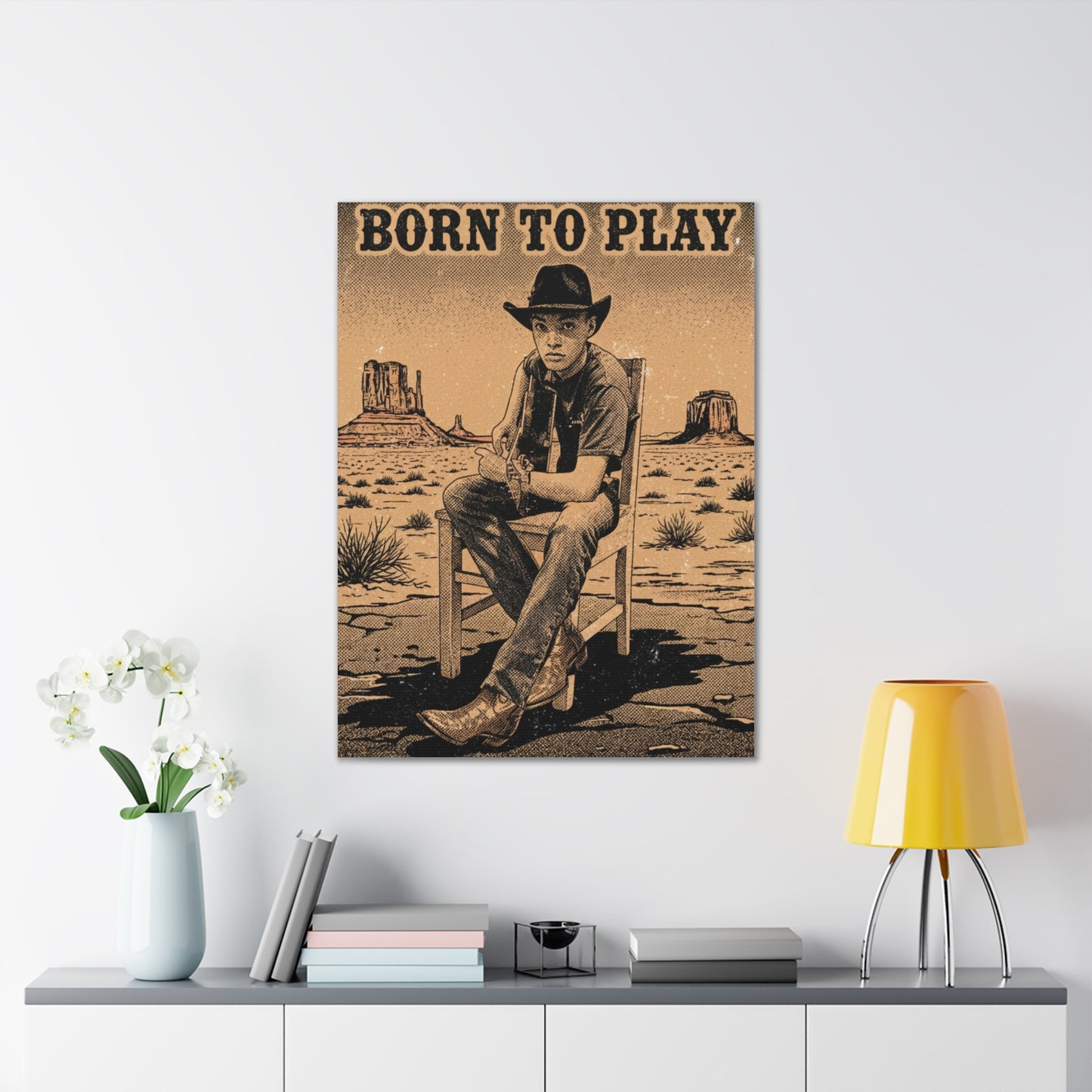 Born to Play Music Festival Ozark Overdrive poster Canvas Stretched | Power of Music wall art