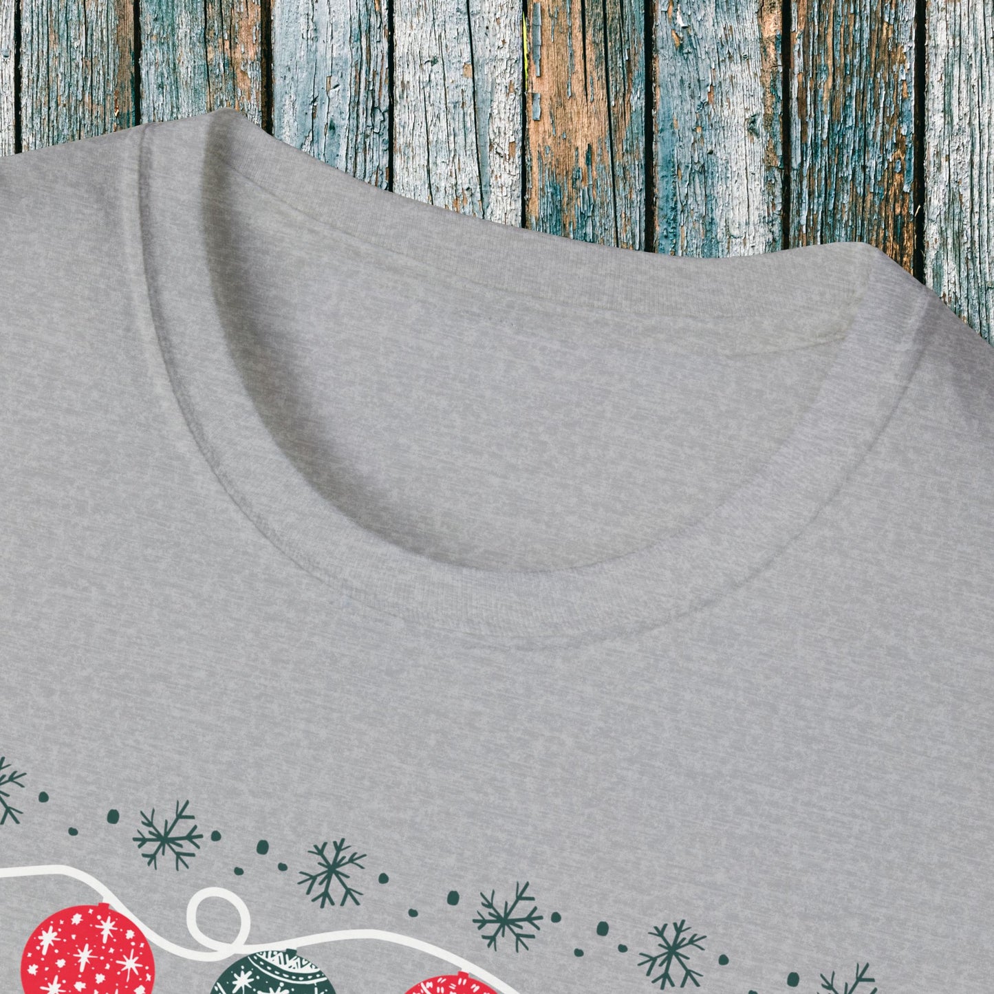 Holiday Motocross Racing | Braaap Braaap Festive Ugly Sweater T-Shirt
