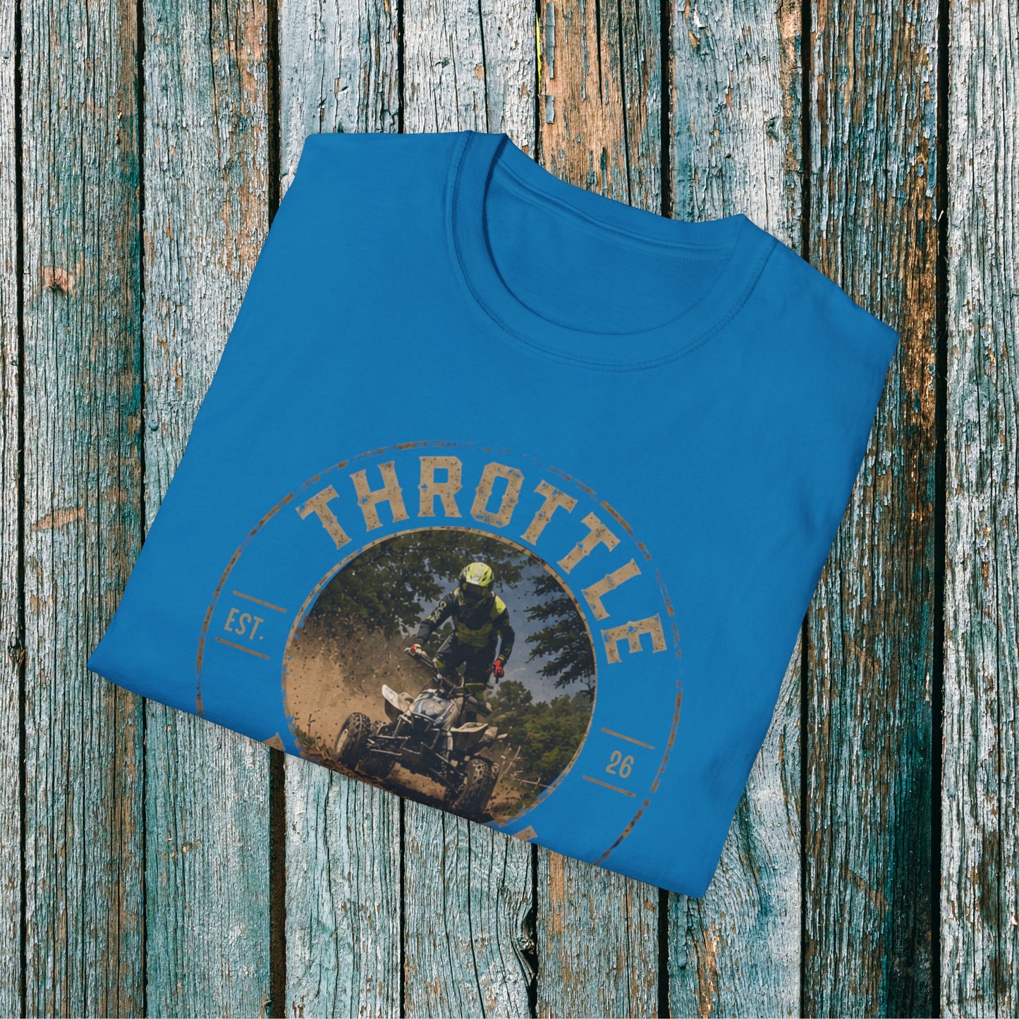 Vintage Trottle Junkie Dirt Therapy Shirt | Honda 450 ATV Racing | AXC Arkansas Pro Racing Series | Dickerson