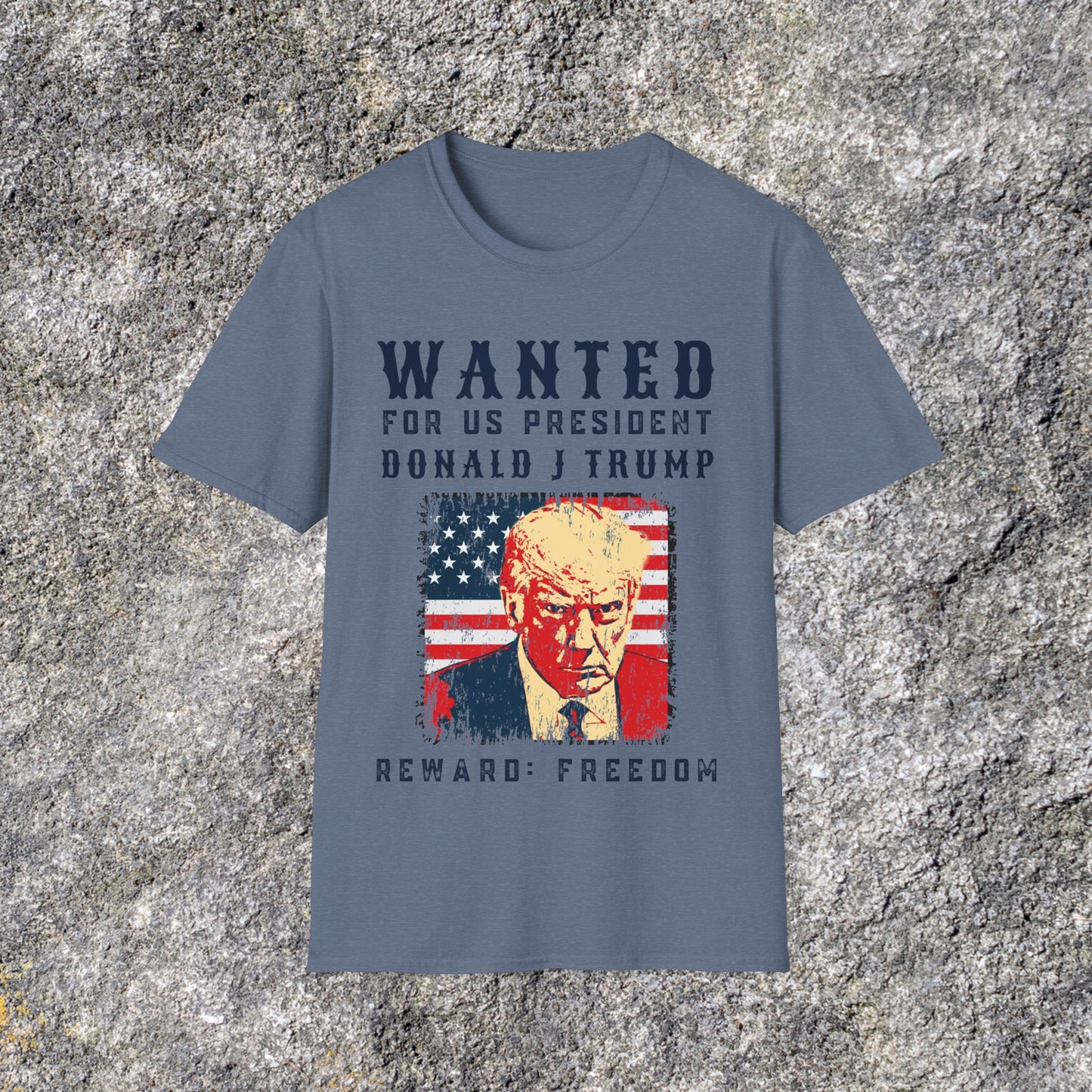 Donald Trump Mug Shot | Donald Trump Wanted Poster | Trump for US President | Soft Cotton Shirt | Adult shirt Unisex Ultrasoft Cotton shirt