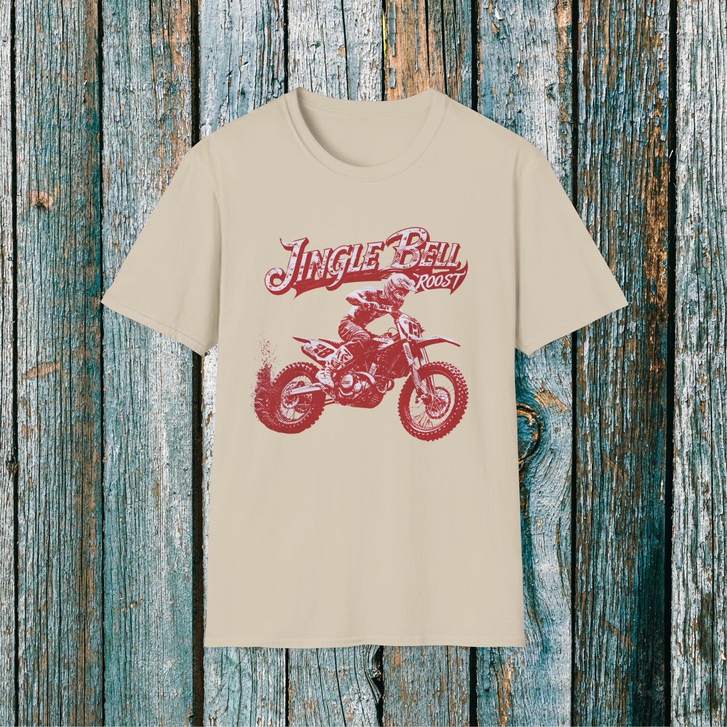 Holiday Motocross Racing Ugly Sweater | Jingle Bell Roost T-Shirt