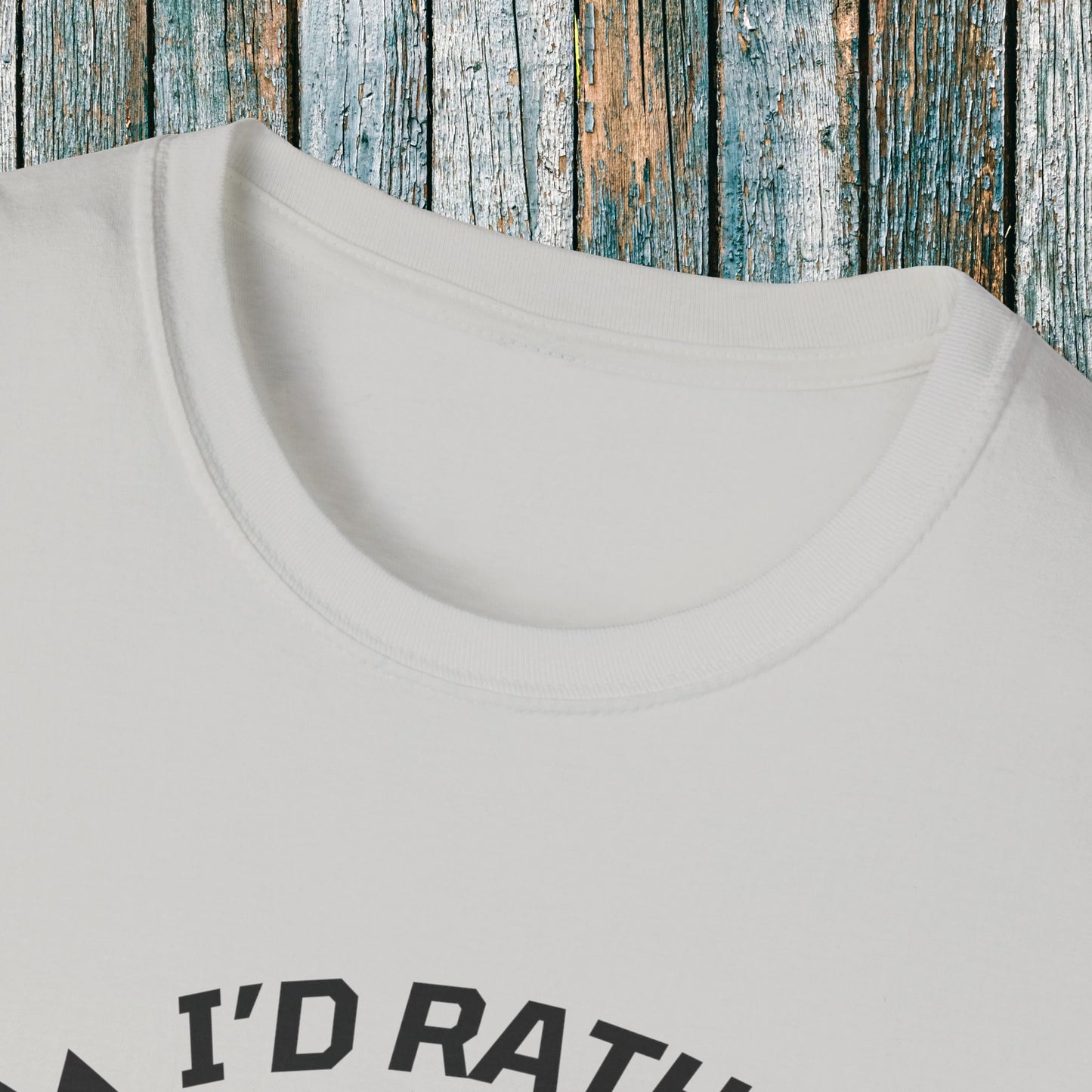 Holiday Christmas ATV T-Shirt | Honda 400 | Ugly Sweater Design says "I'd Rather be Riding"