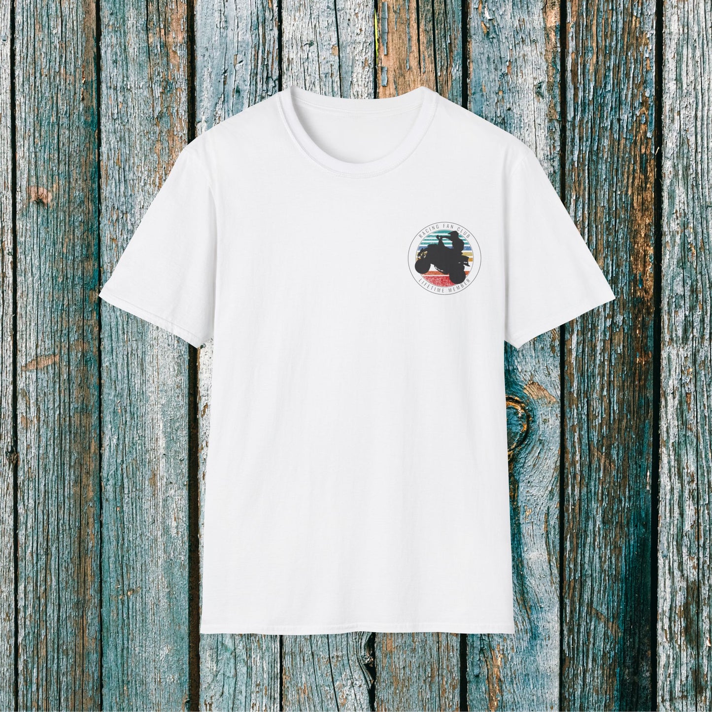 Honda 400EX Retro Distressed Four Wheeler T-Shirt | 2 -sided RIDE Graphic with Honda 400 EX