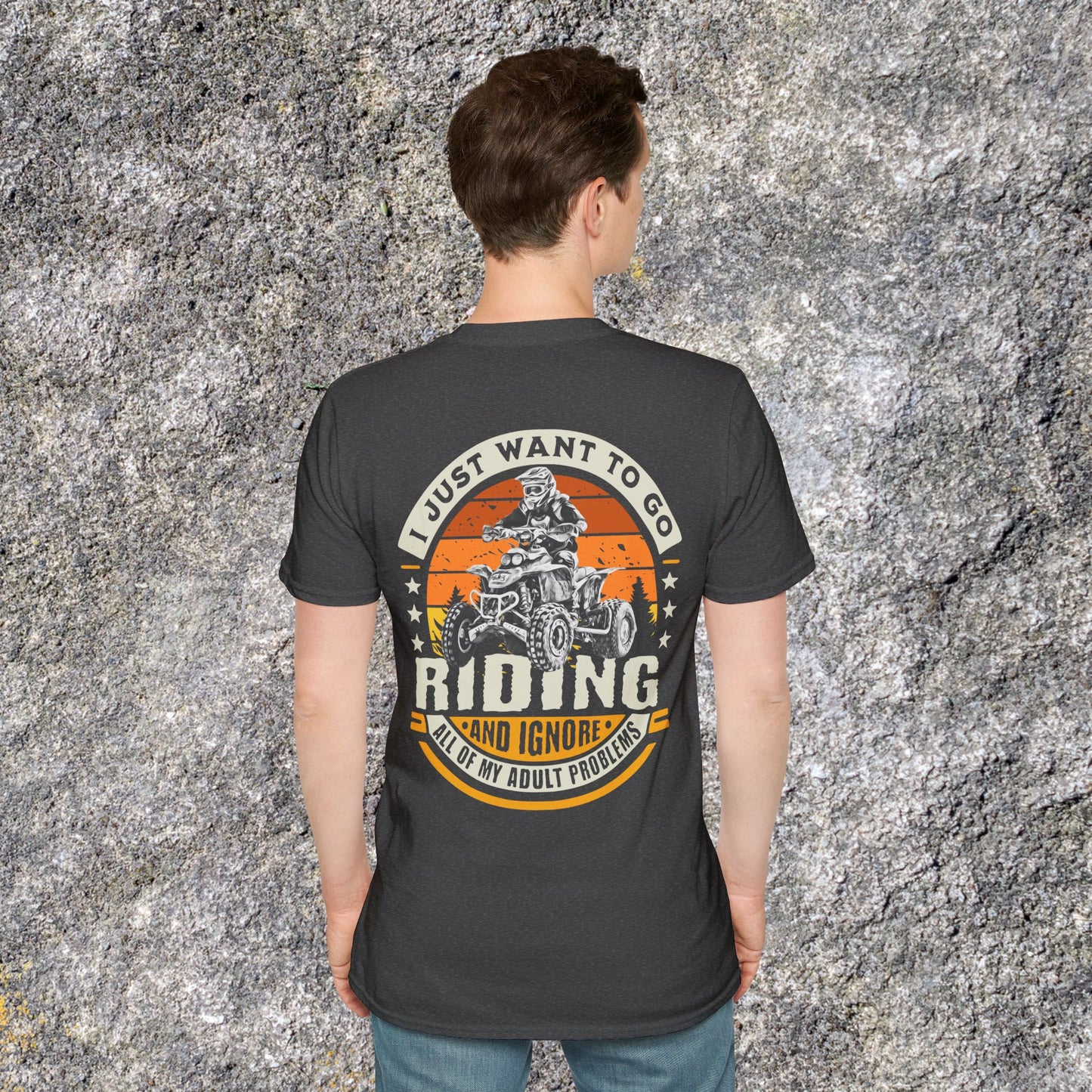 Honda 400EX 'I Just Want to Go Riding and Ignore All My Adult Problems' T-Shirt | ATV Riding shirt