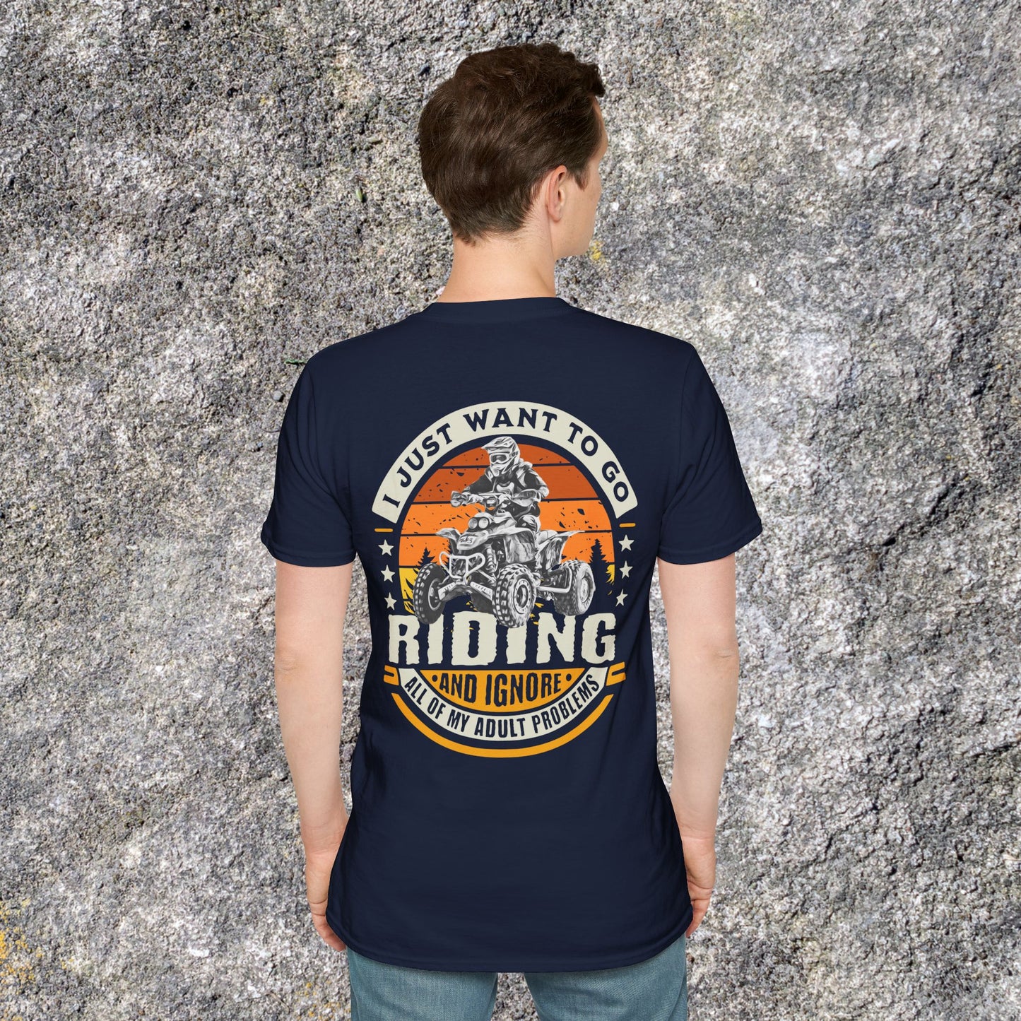 Honda 400EX 'I Just Want to Go Riding and Ignore All My Adult Problems' T-Shirt | ATV Riding shirt
