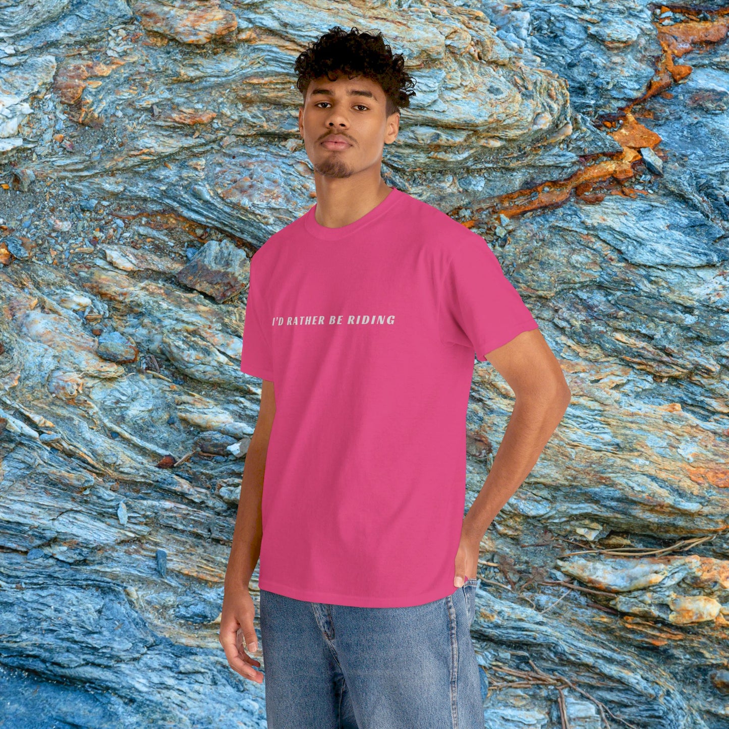 Mens Shirt | I'd Rather Be Riding Shirt | HEAVY Cotton Adult Unisex t shirt | Dirt bike shirt | Fourwheeler shirt | ATV Riding Shirt