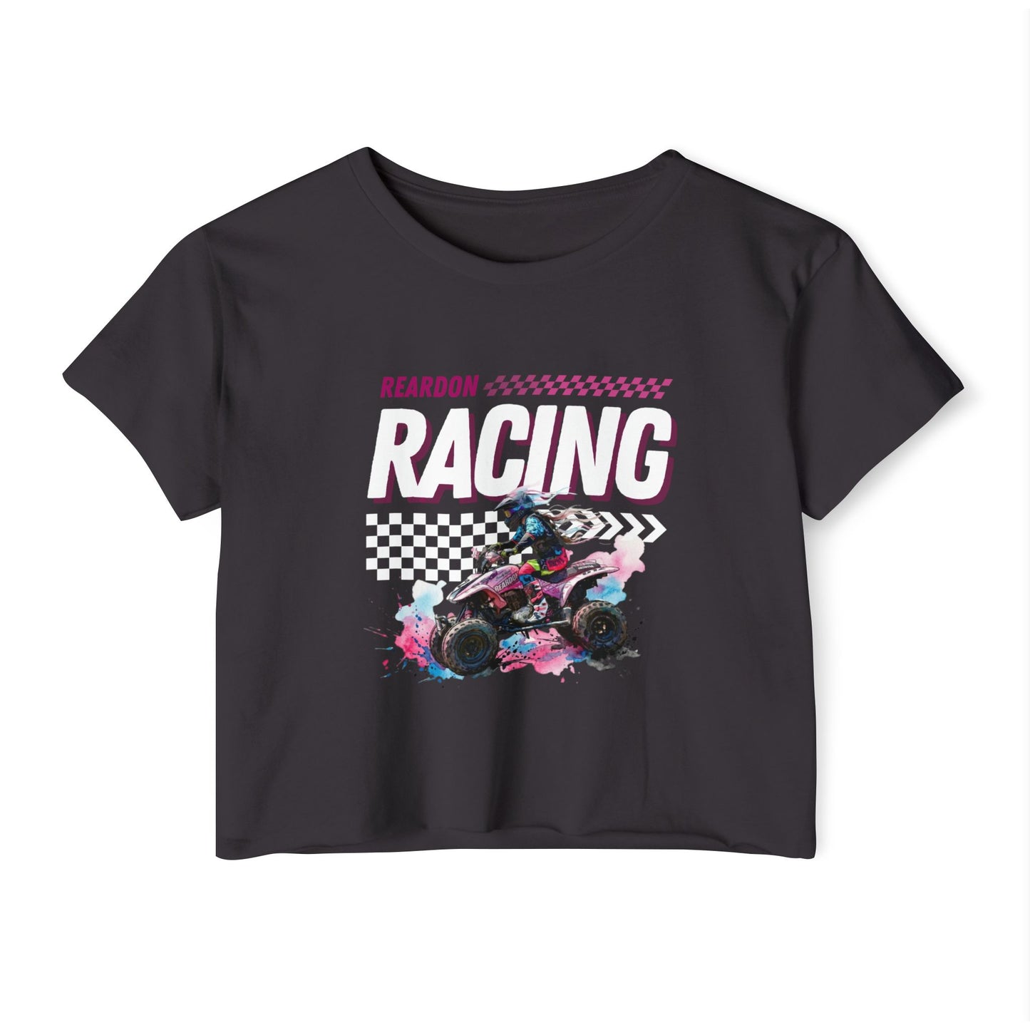 Reardon Racing Crop Top — Women's Festival Racing Graphic