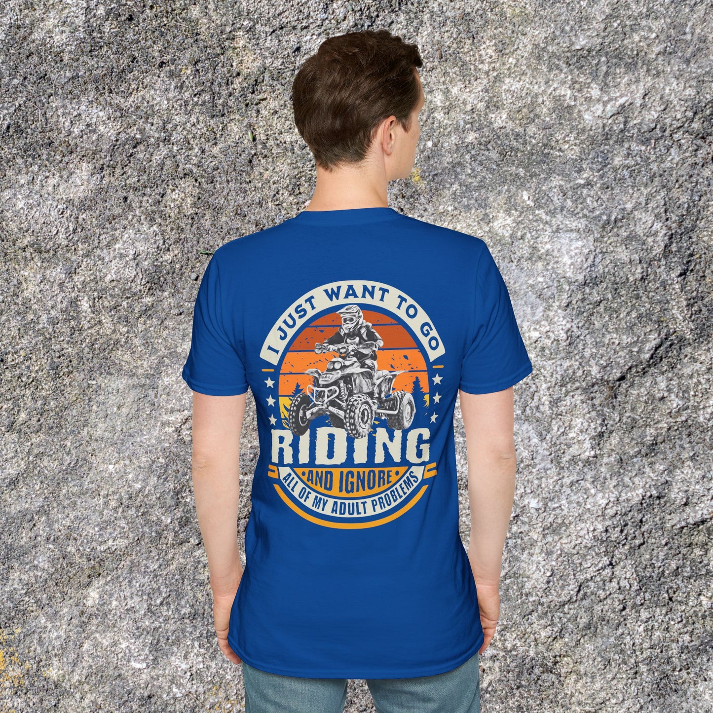 Honda 400EX 'I Just Want to Go Riding and Ignore All My Adult Problems' T-Shirt | ATV Riding shirt