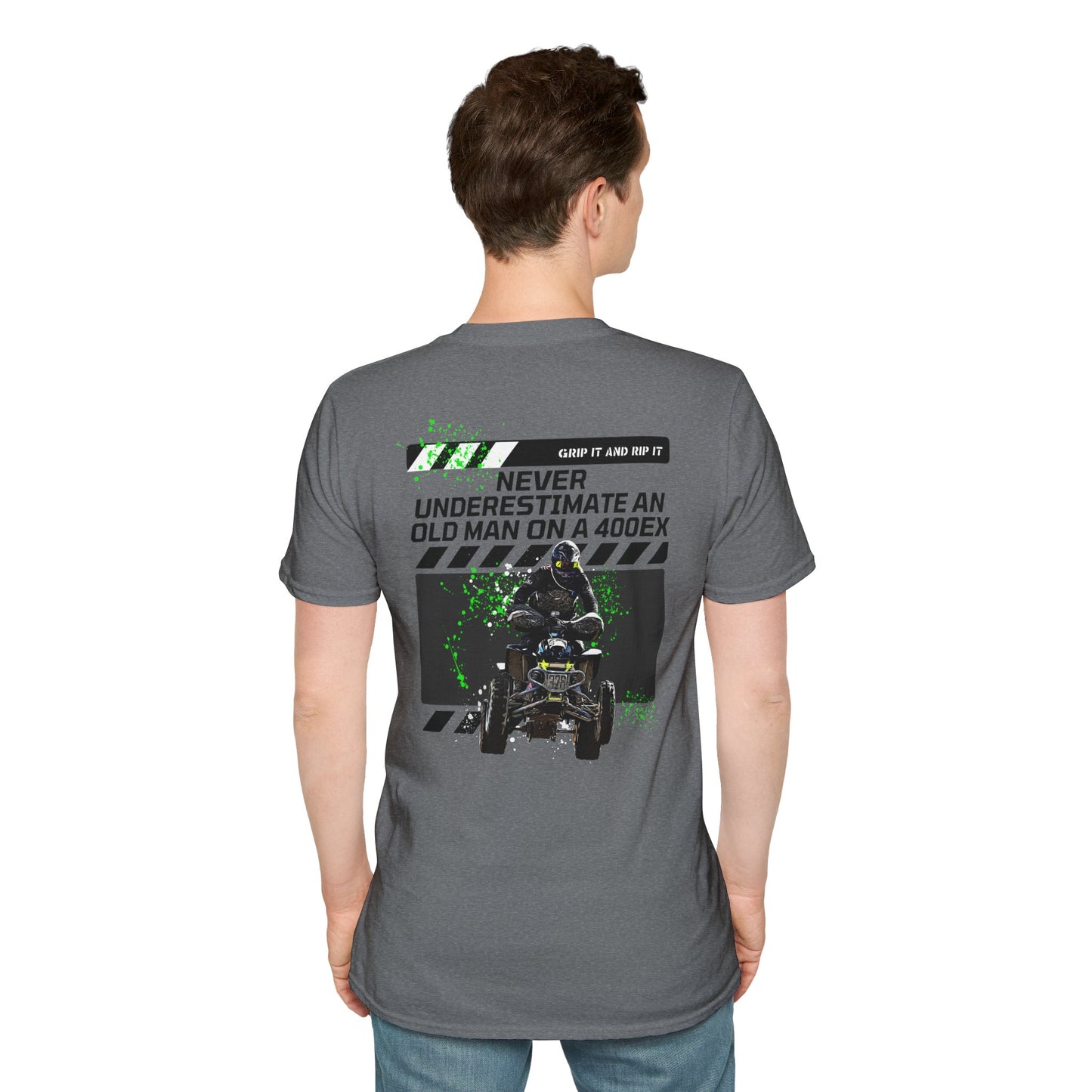 Honda 400 EX Racing Shirt — "Never Underestimate An Old Man"