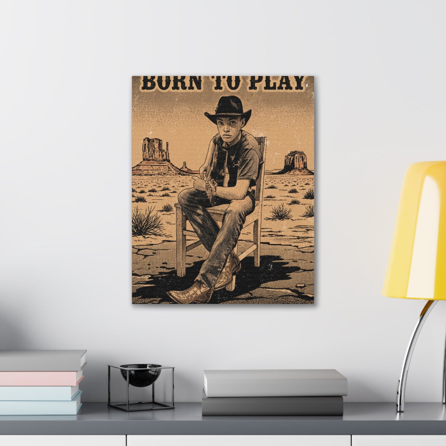 Born to Play Music Festival Ozark Overdrive poster Canvas Stretched | Power of Music wall art