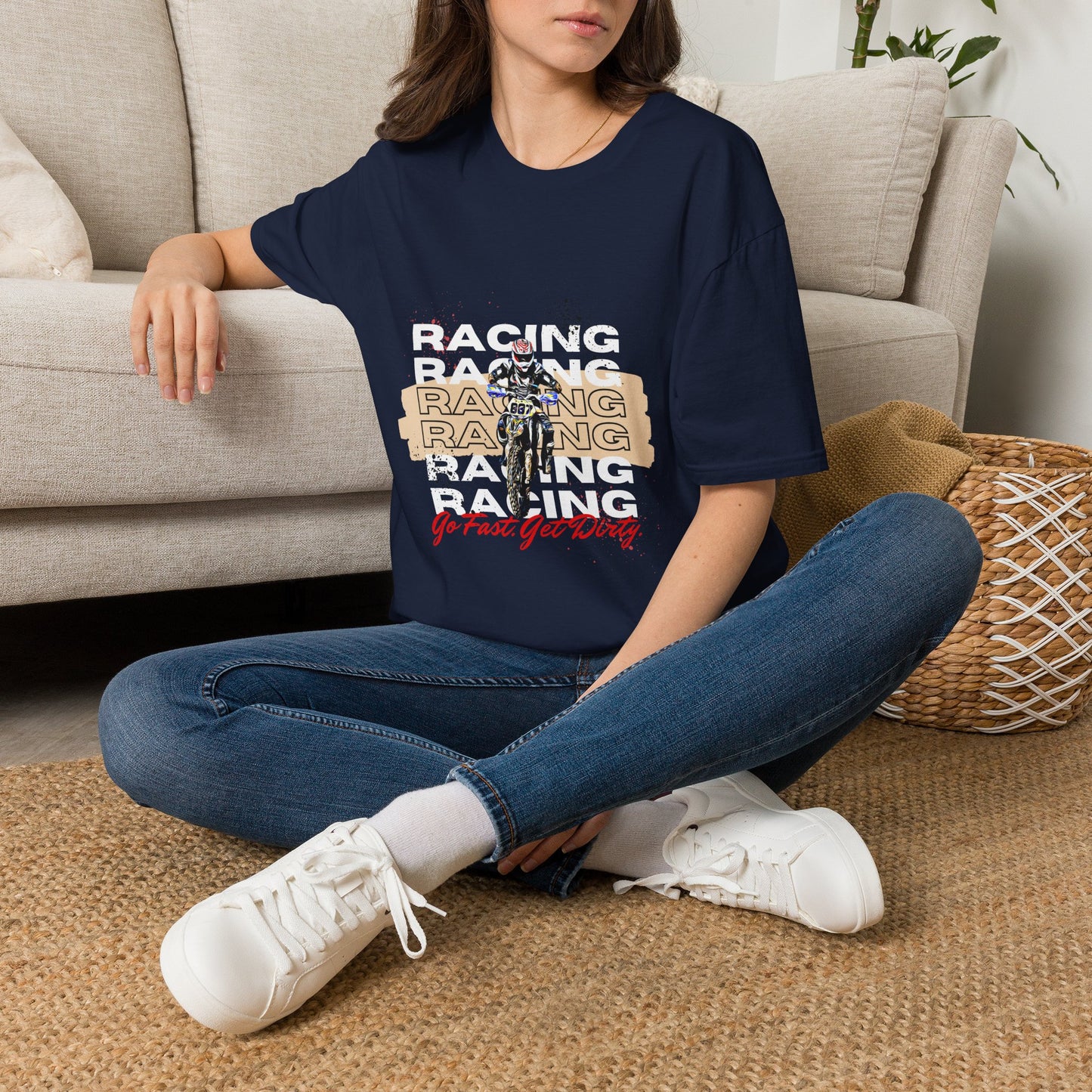 Go Fast Get Dirty KTM 300 Dirt Bike Racing T-Shirt | Motocross Racing Shirt