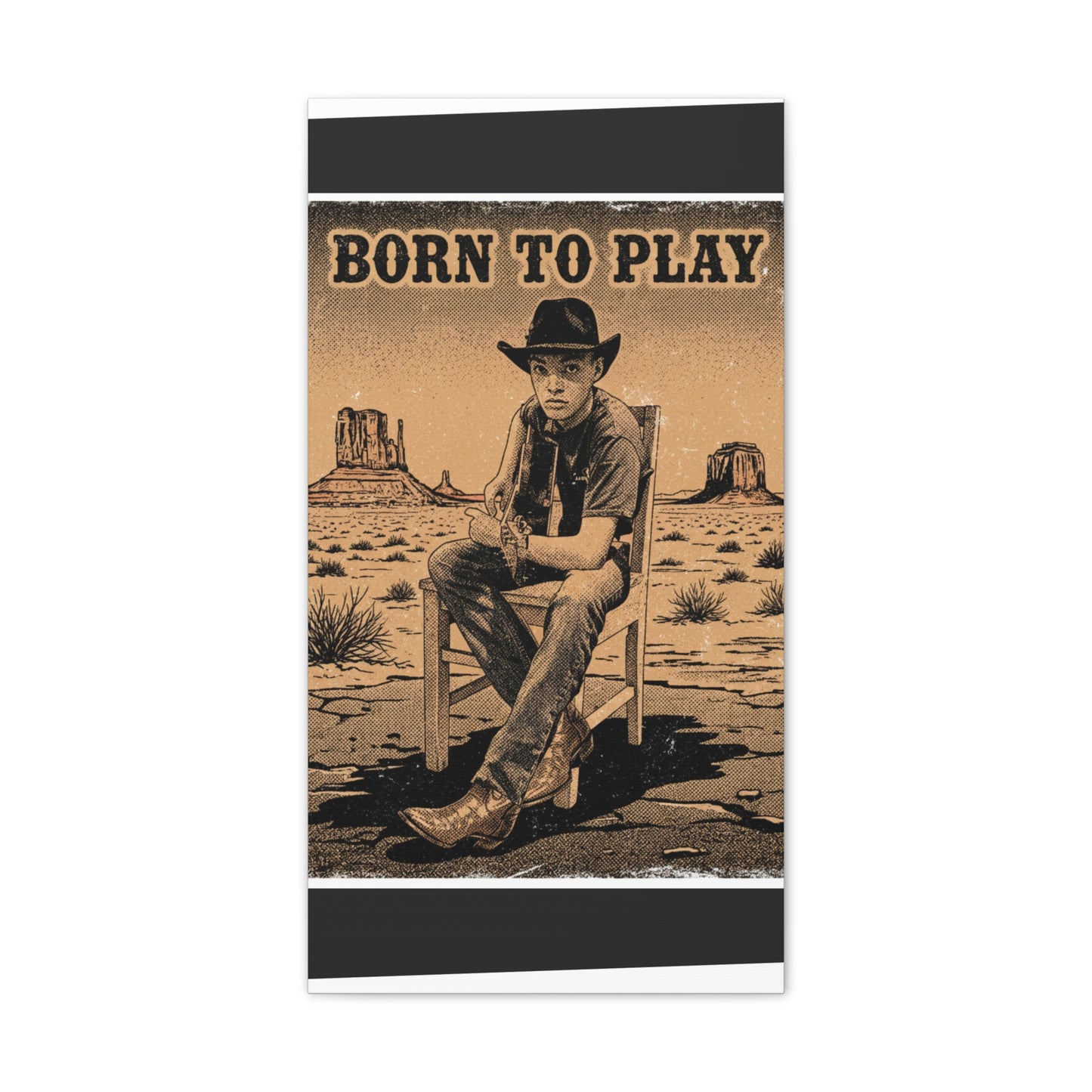 Born to Play Music Festival Ozark Overdrive poster Canvas Stretched | Power of Music wall art