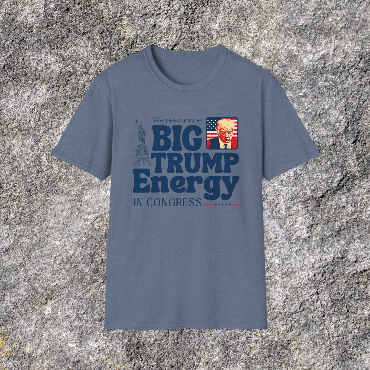 Donald Trump Shirt | Big Trump Energy Shirt | Fight Fight Fight Trumpster | Soft Cotton Shirt | Adult shirt Unisex Ultrasoft Cotton shirt