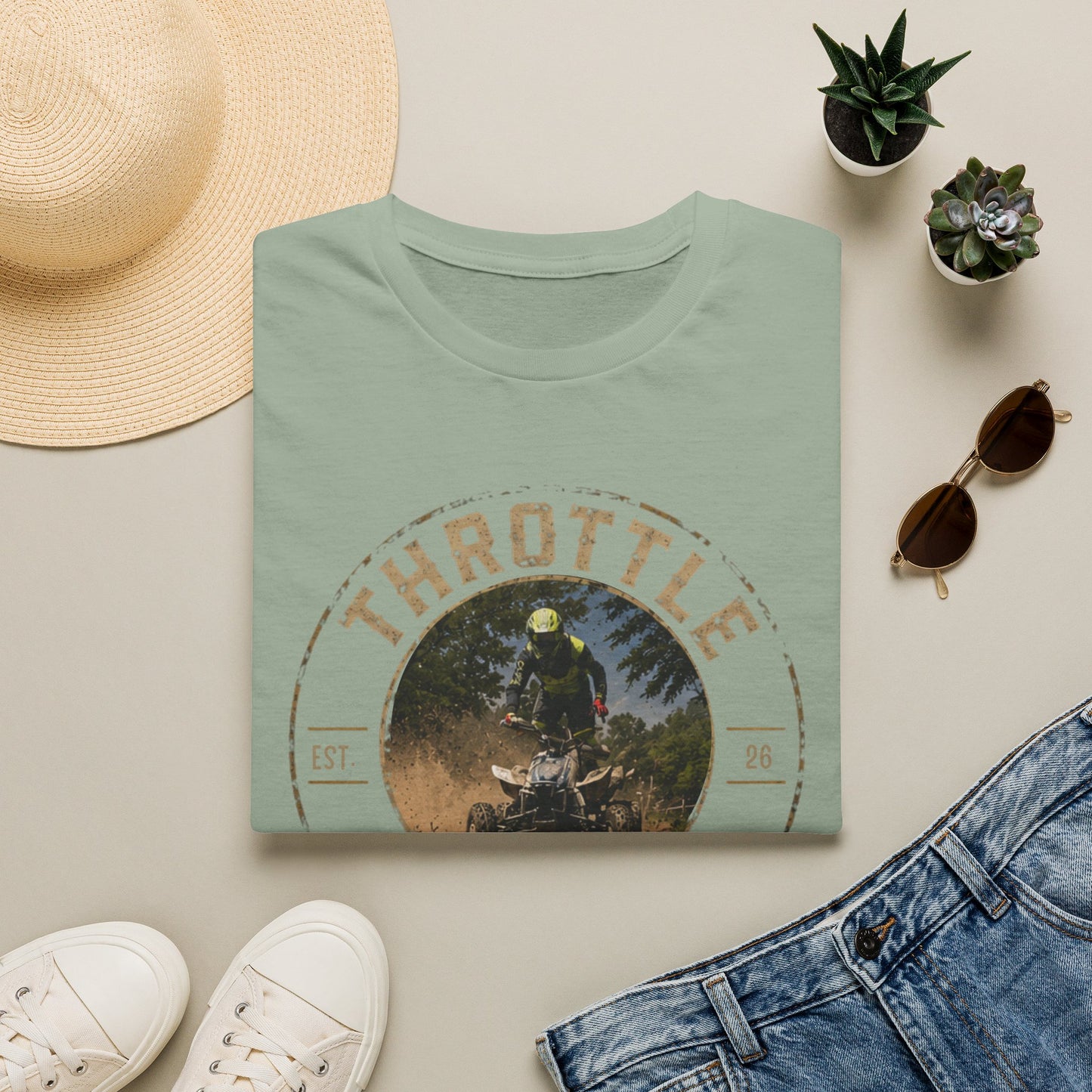 Vintage Trottle Junkie Dirt Therapy Shirt | Honda 450 ATV Racing | AXC Arkansas Pro Racing Series | Dickerson