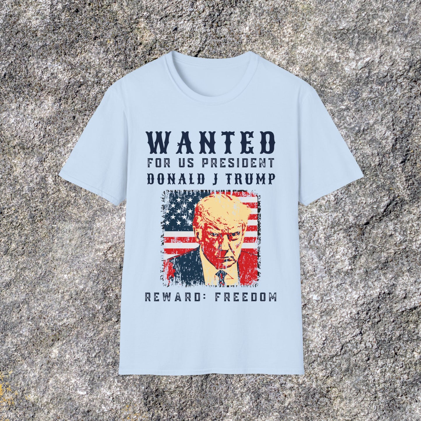 Donald Trump Mug Shot | Donald Trump Wanted Poster | Trump for US President | Soft Cotton Shirt | Adult shirt Unisex Ultrasoft Cotton shirt