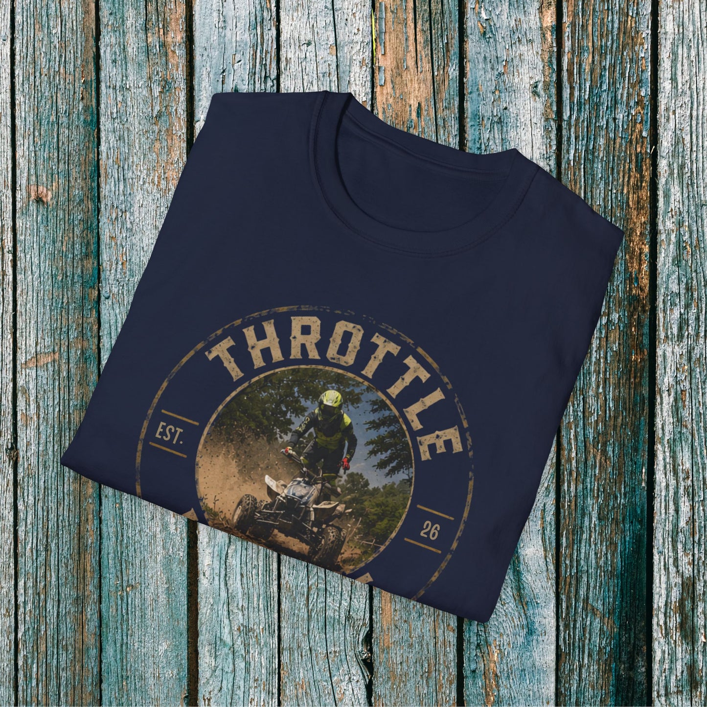 Vintage Trottle Junkie Dirt Therapy Shirt | Honda 450 ATV Racing | AXC Arkansas Pro Racing Series | Dickerson