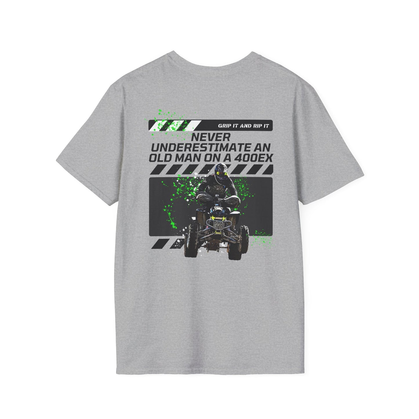 Honda 400 EX Racing Shirt — "Never Underestimate An Old Man"