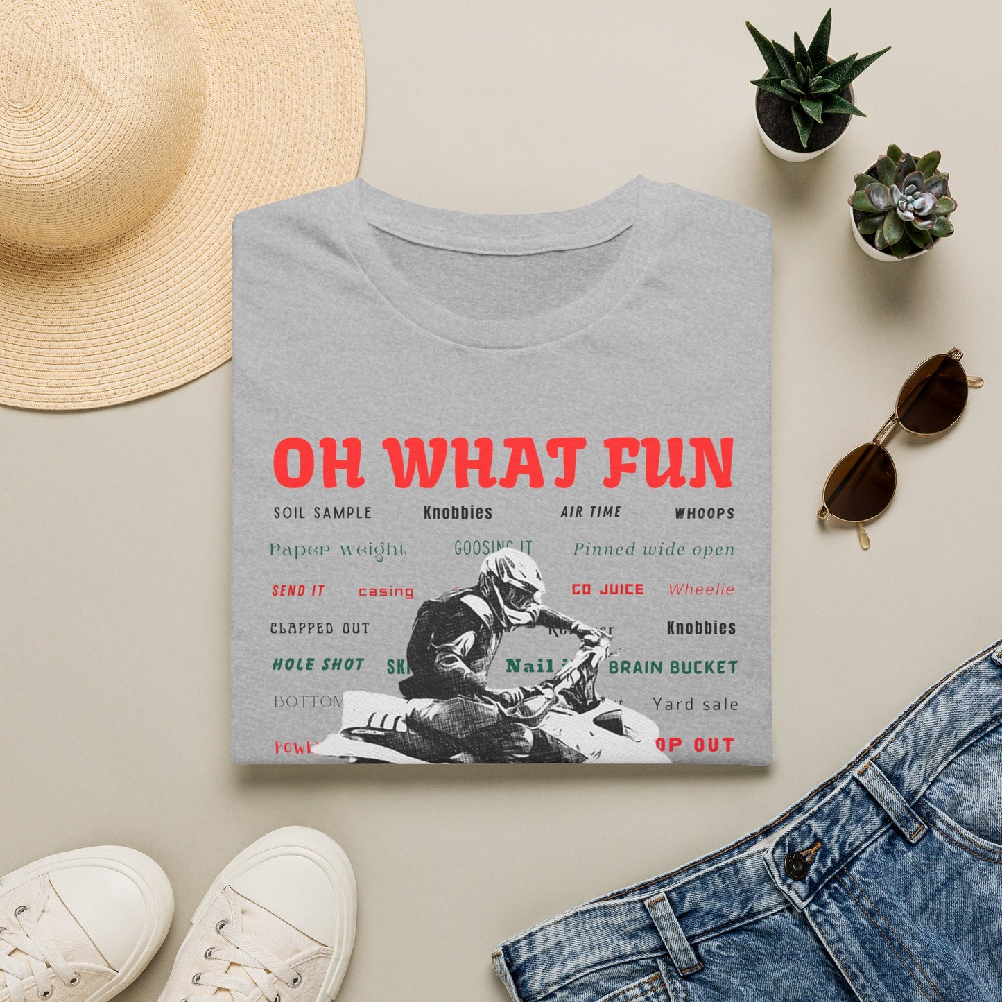 Holiday Fourwheeler Racing Tee Shirt | Honda 400 | Oh What Fun It is to Ride Racing Slang | ATV Ugly Sweater