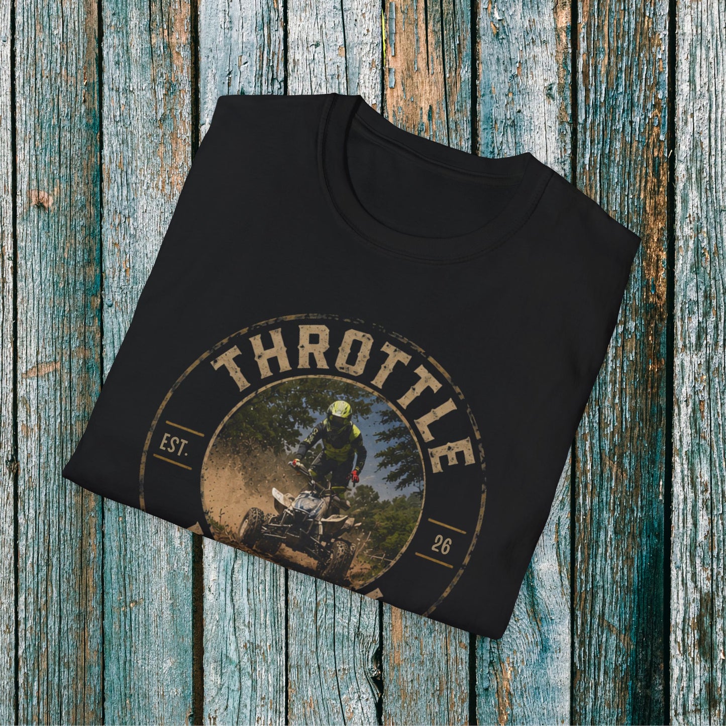 Vintage Trottle Junkie Dirt Therapy Shirt | Honda 450 ATV Racing | AXC Arkansas Pro Racing Series | Dickerson