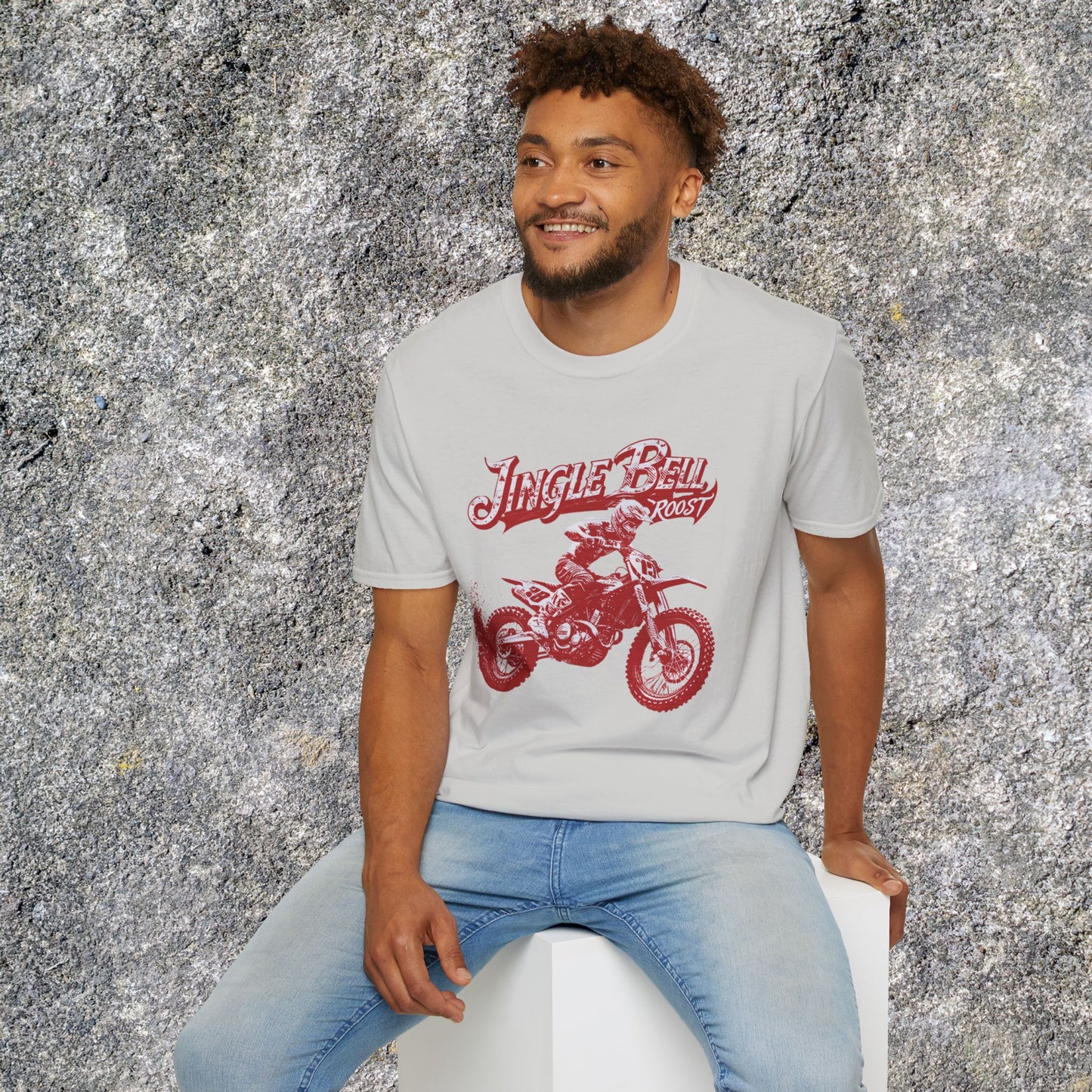 Holiday Motocross Racing Ugly Sweater | Jingle Bell Roost T-Shirt