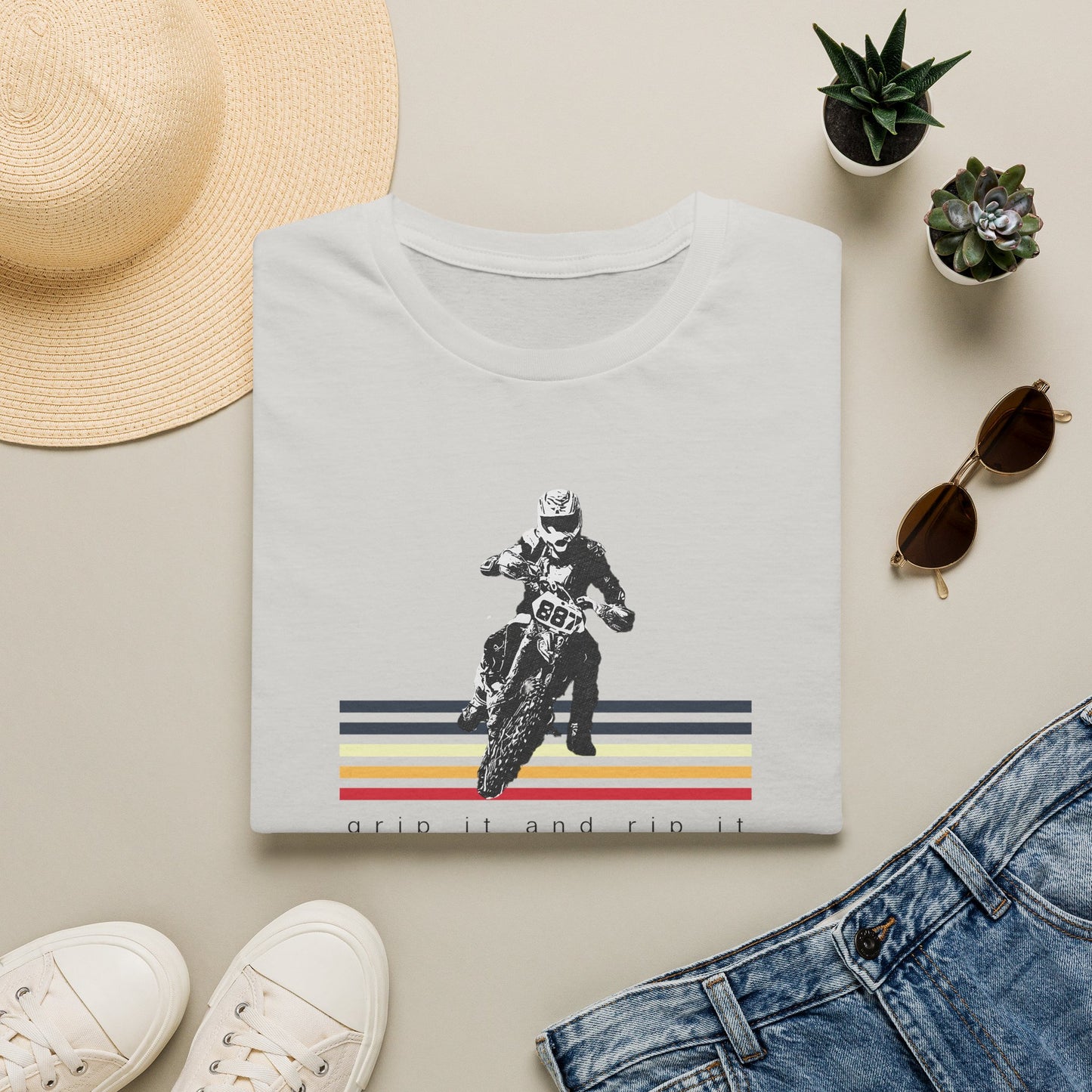 KTM Grip It and Rip It Dirt Bike T-Shirt | Motocross Riding Tee