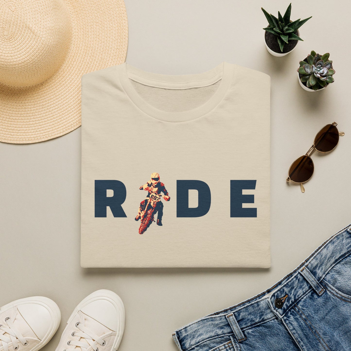 KTM 300 Dirt Bike 'RIDE' T-Shirt | Men's Motocross Riding Tee
