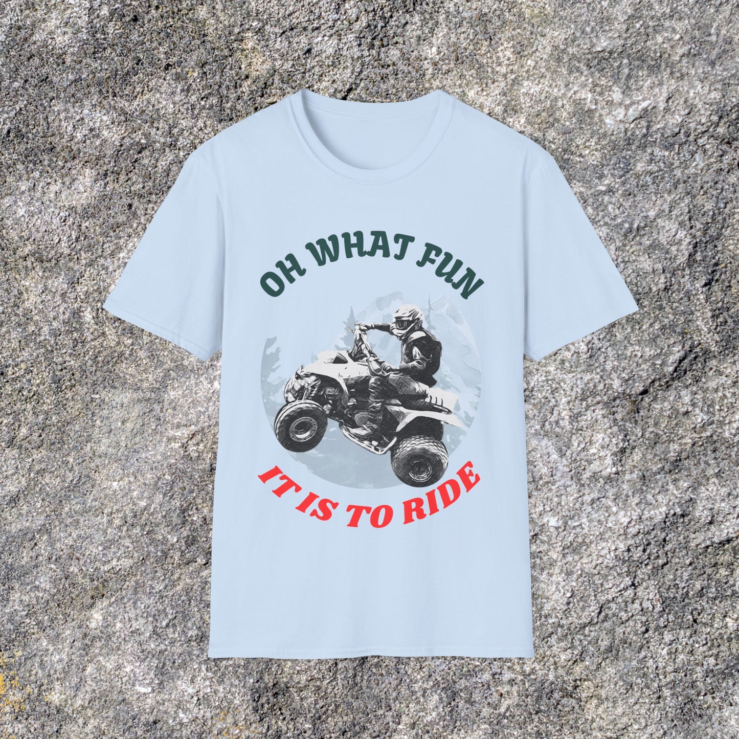 Holiday Shirt Honda 400 EX  | Oh What Fun it is To Ride SOFT cotton t shirt | Fourwheeler shirt | Christmas Racing Shirt | ATV Ugly Sweater